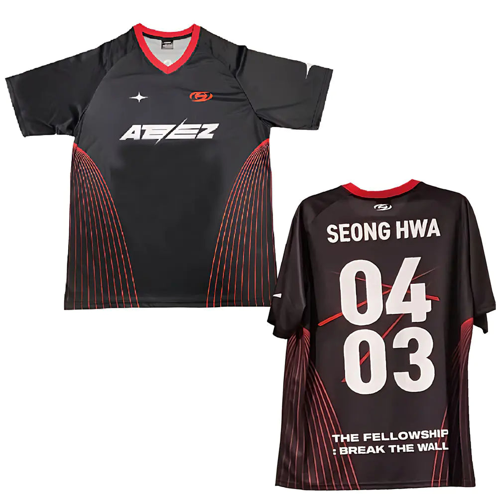 Kpop ATEEZ Unisex Short Sleeve Break The Wall T-Shirt