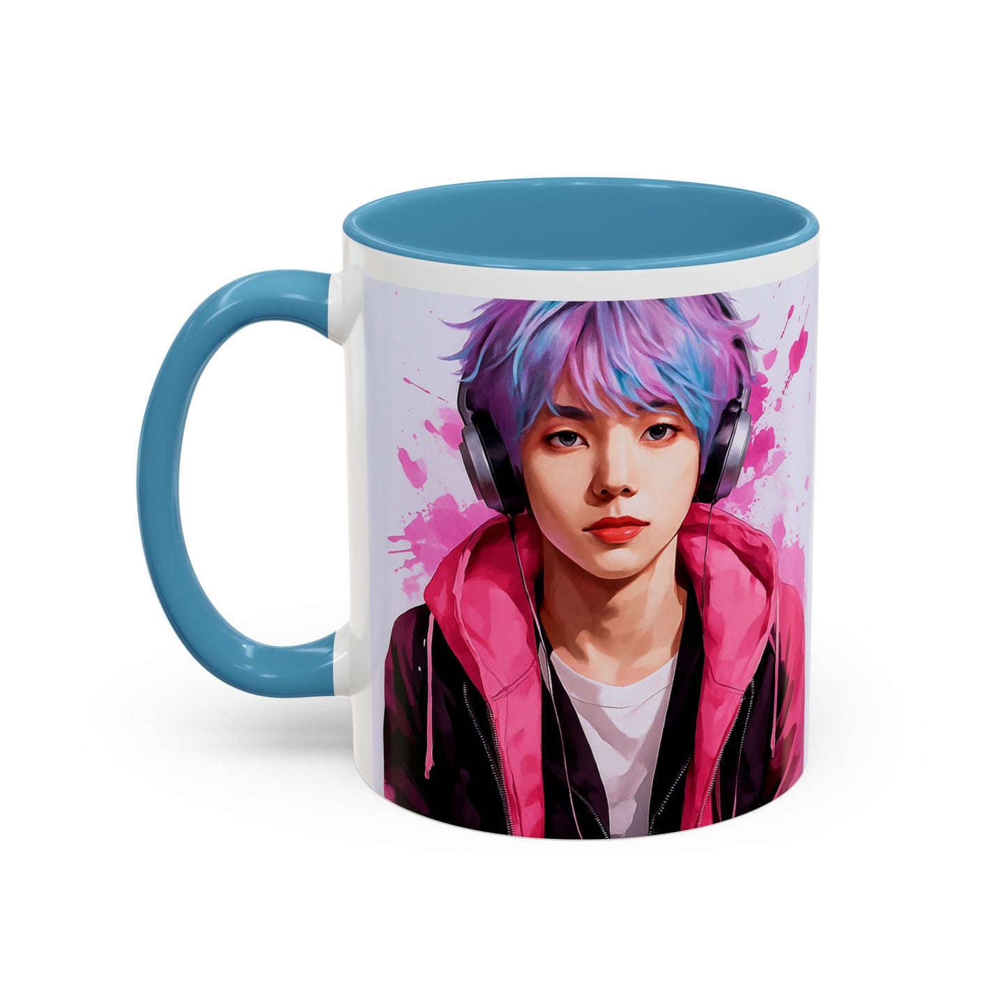 K-Pop Universe Accent, Double face,Coffee Mug - Perfect Gift for Fans, Unique Collectible, Music Lover's Mug, Trendy Drinkware, Birthday Present