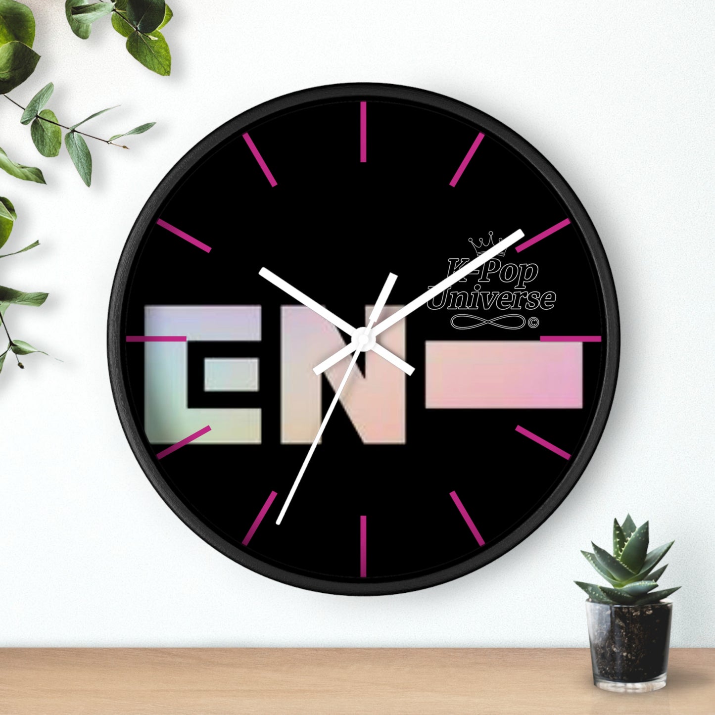 K-Pop Themed Wall Clock, Stylish Home Decor, J-Pop Universe Decoration, Unique Gift for Fans, Musician Inspired Wall Art