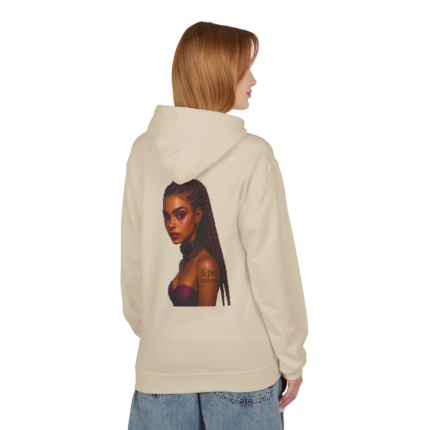 K-Pop Universe Stylish Unisex Fleece Hoodie | Cozy Concert Attire, Gift for Music Lovers, Casual Streetwear, Festival Outfit, Trendy Apparel