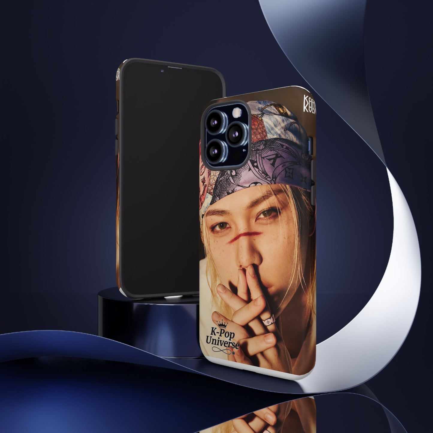 K-Pop Tough Phone Case, Stylish K-Pop Accessory, Trendy Gift for Fans, Birthday Present, Unique Phone Case Design