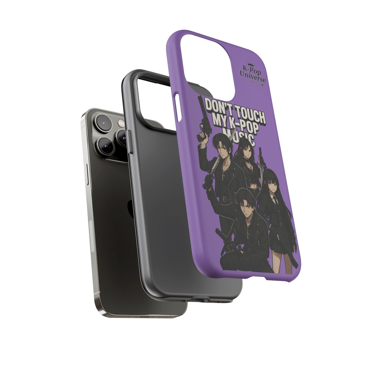 K-Pop Phone Case, Don't Touch My K-Pop Music Cover, Gift for Fans, Cute K-Pop Merchandise, Trending Phone Accessories