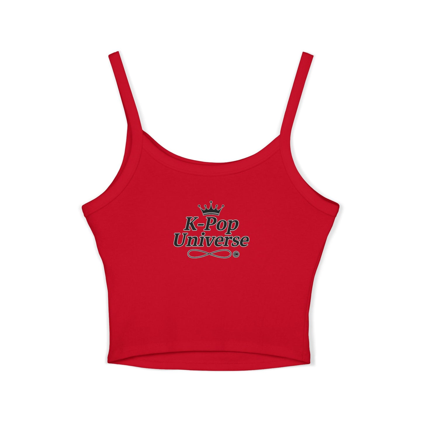 K-Pop Inspired Women's Spaghetti Strap Tank Top, Summer Fashion, Music Lover Gift, Festival Wear, Trendy Tops