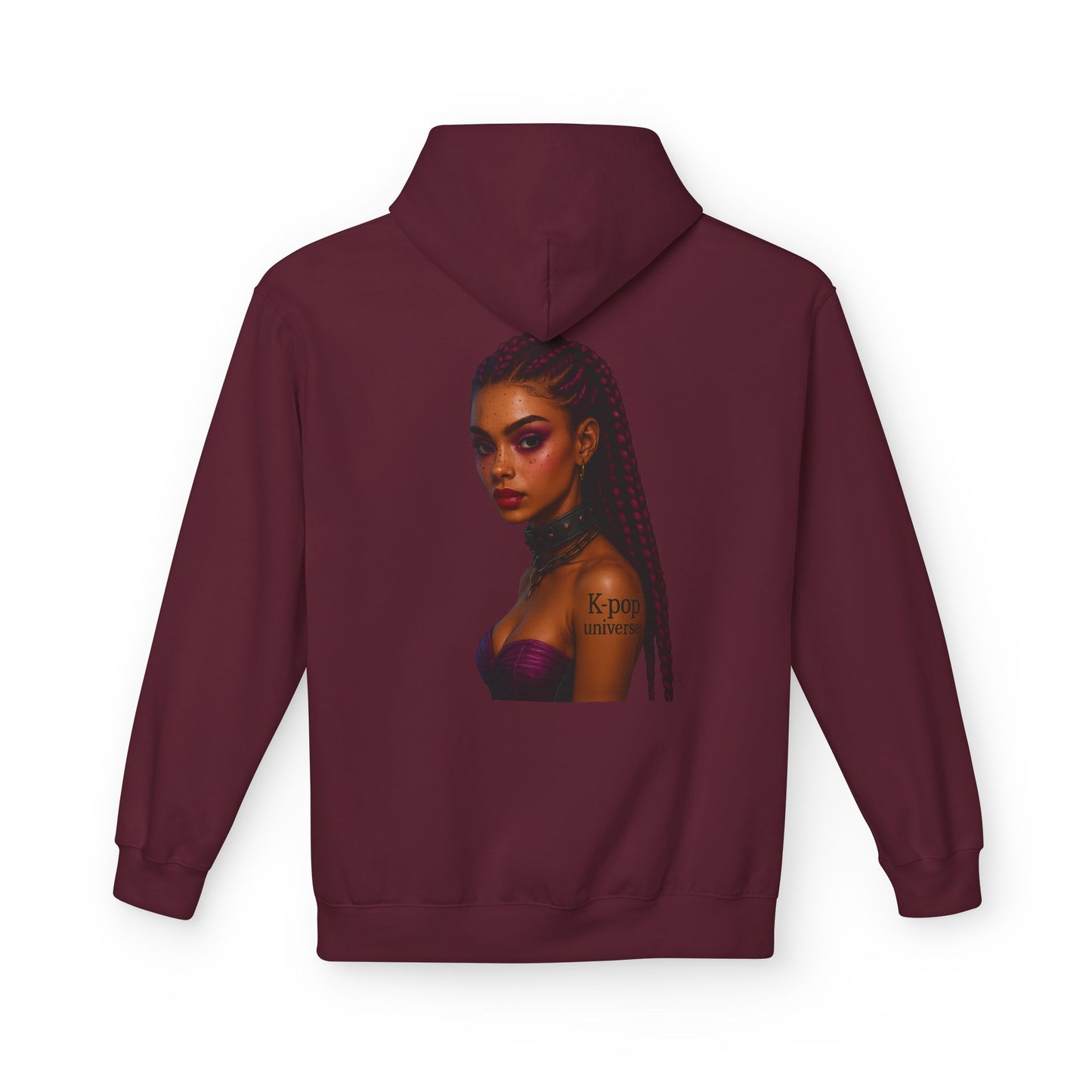 K-Pop Universe Stylish Unisex Fleece Hoodie | Cozy Concert Attire, Gift for Music Lovers, Casual Streetwear, Festival Outfit, Trendy Apparel