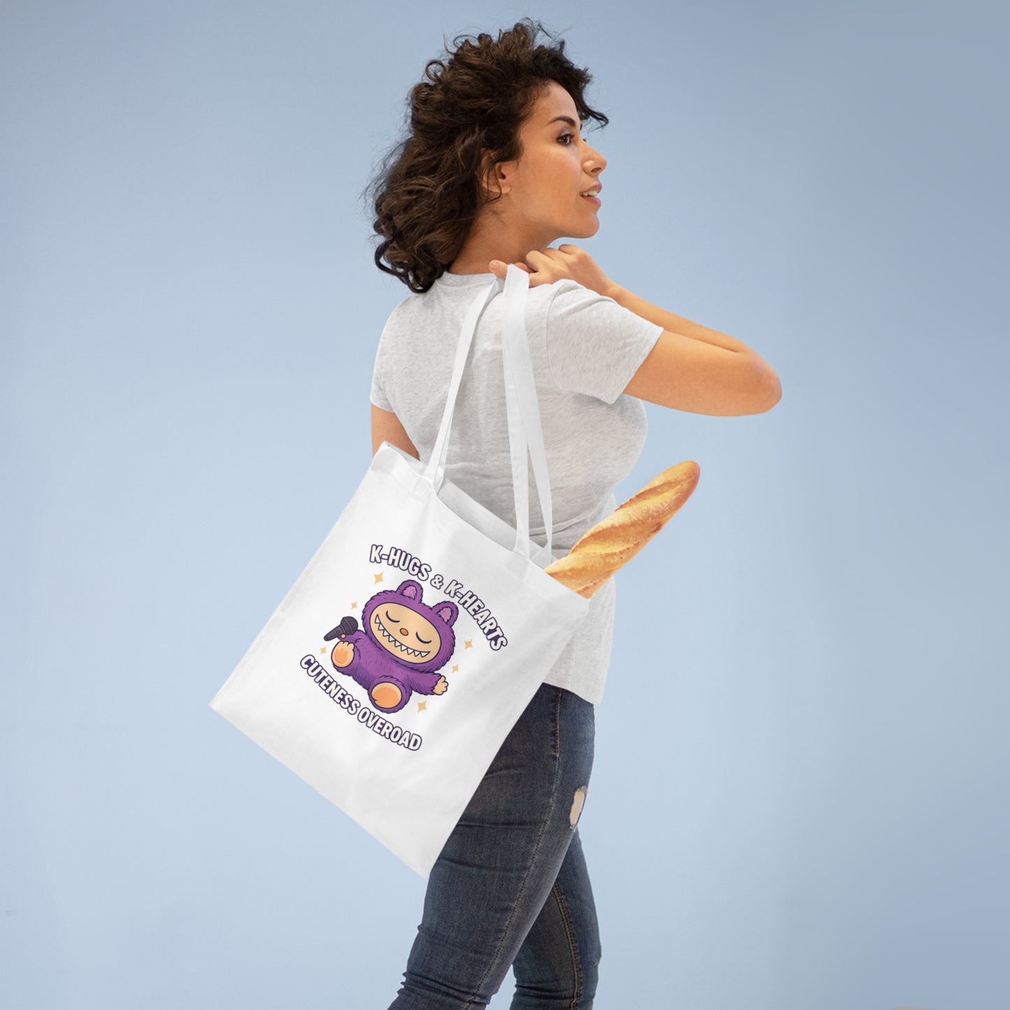 Cute Animal Design Tote Bag, Perfect for Animal Lovers, Kawaii Style Gifts, Eco-Friendly Shopping, Everyday Stylish Accessory
