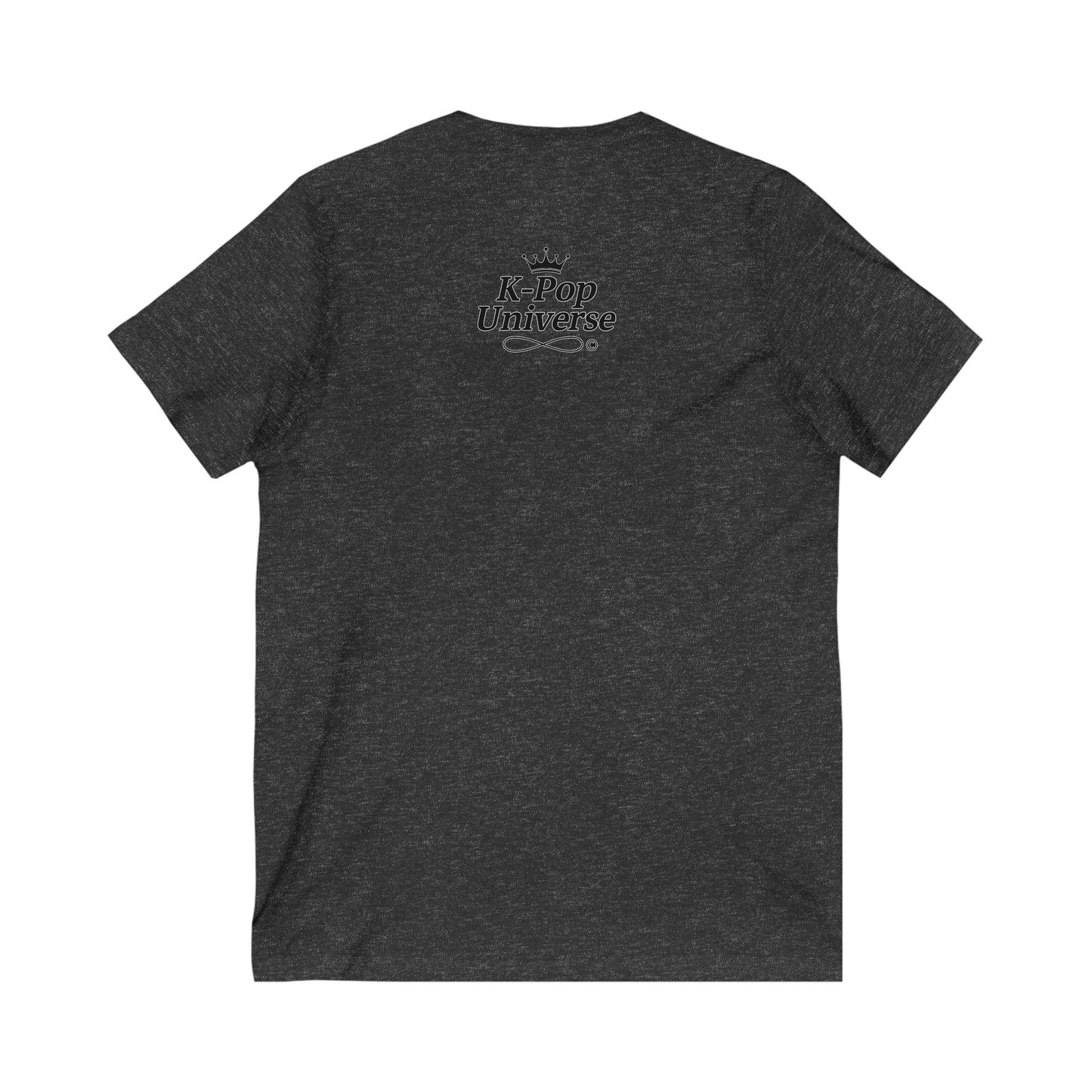 K-Pop Culture V-Neck Tee, Korean Style T-Shirt, Fun Graphic Tee, Unisex Shirt, Streetwear Top, Cute Gift for Fans, Pop Art Apparel