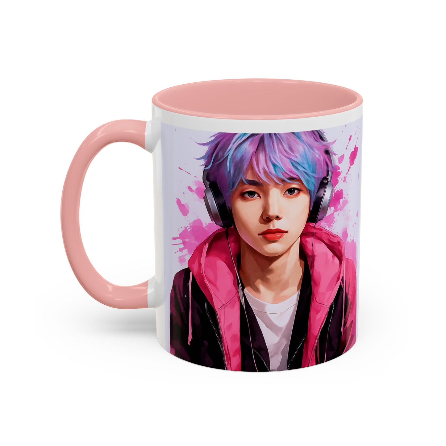 K-Pop Universe Accent, Double face,Coffee Mug - Perfect Gift for Fans, Unique Collectible, Music Lover's Mug, Trendy Drinkware, Birthday Present