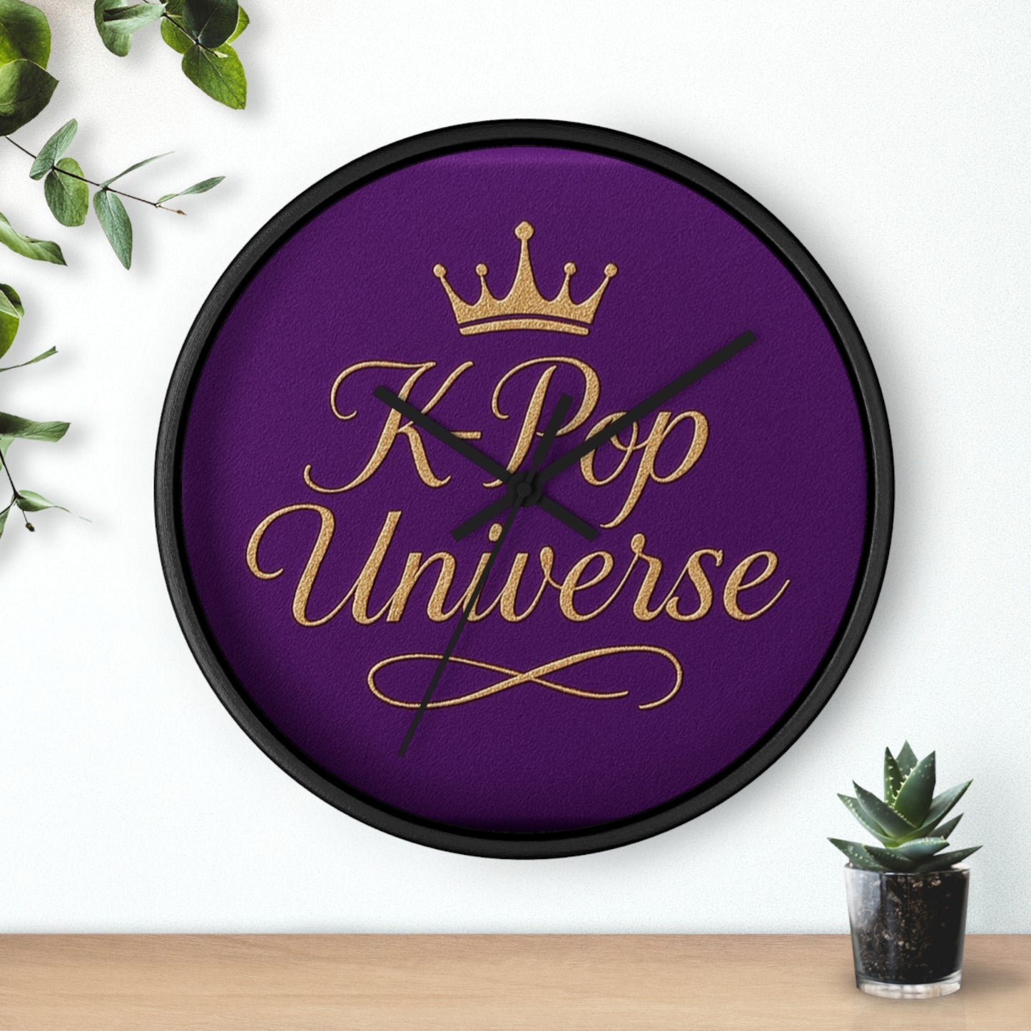 K-Pop Universe Wall Clock | Perfect Gift for Fans, Home Decor, Music Lovers, Stylish Timepiece, Unique Birthday Present