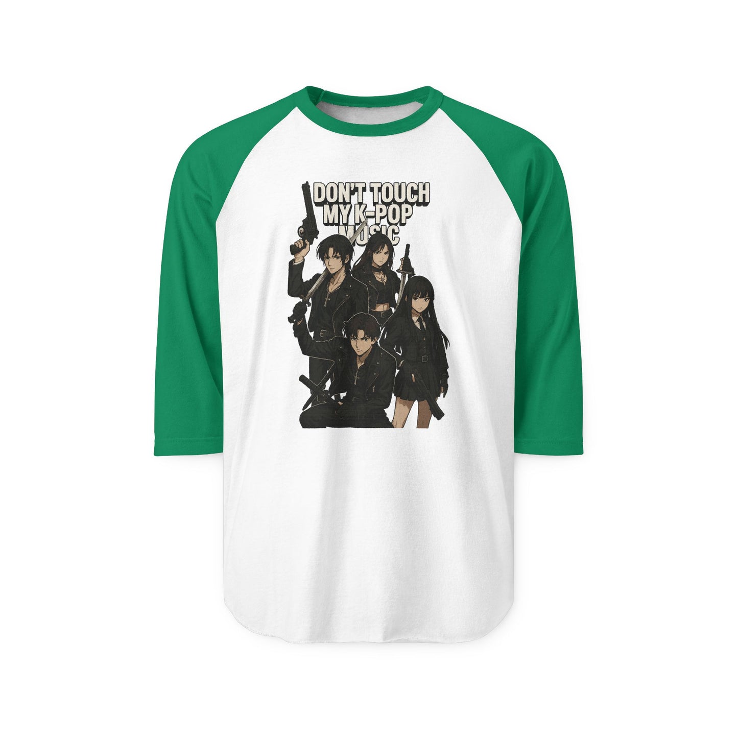 K-Pop Graphic Raglan Shirt, Unisex Baseball Tee, Music Lover Gift, Korean Pop Merch, Trendy Casual Wear, Ideal for Concerts