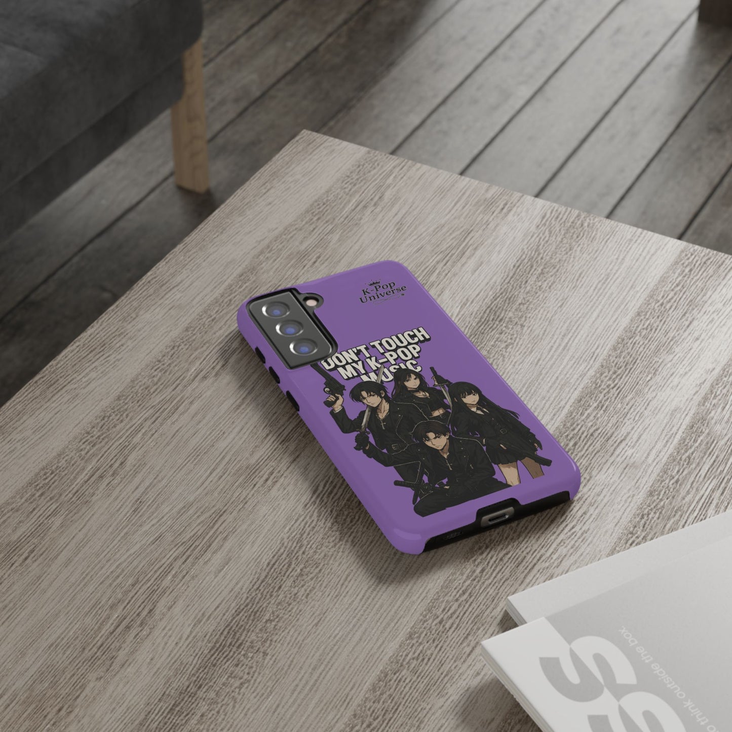 K-Pop Phone Case, Don't Touch My K-Pop Music Cover, Gift for Fans, Cute K-Pop Merchandise, Trending Phone Accessories
