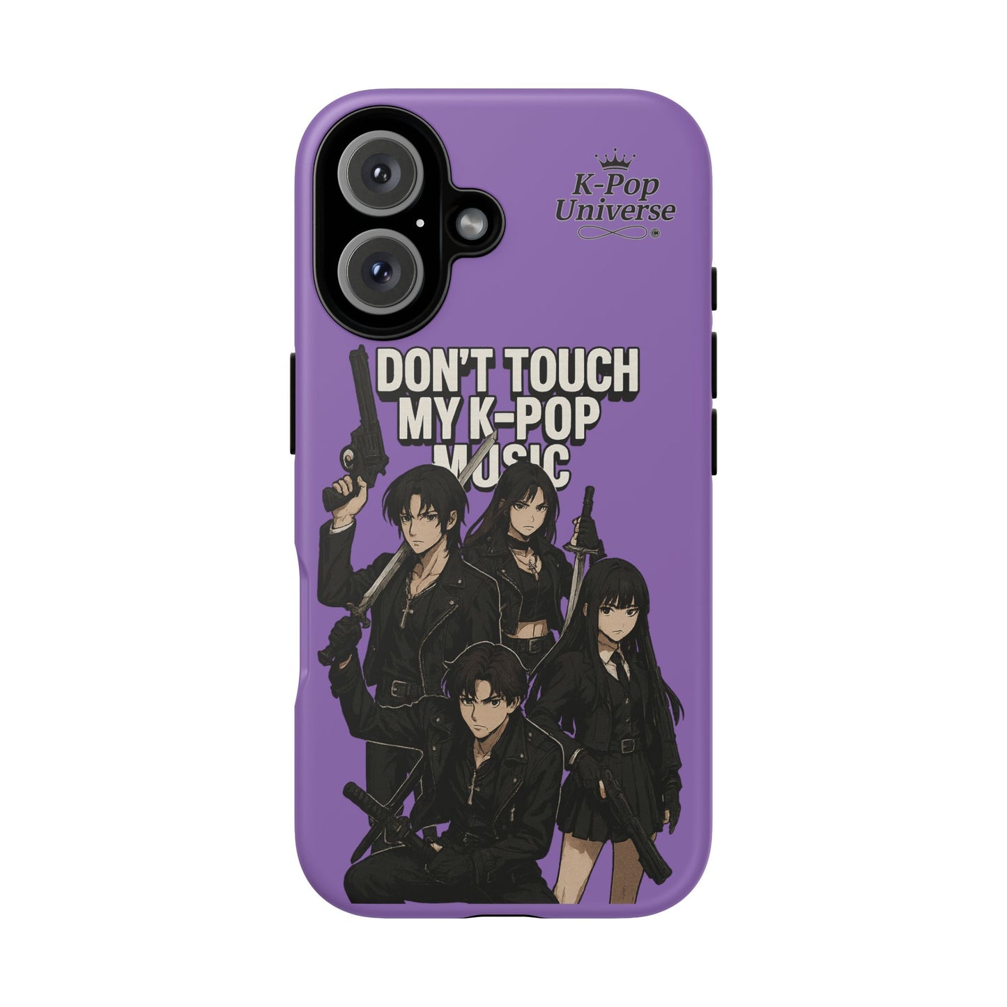 K-Pop Phone Case, Don't Touch My K-Pop Music Cover, Gift for Fans, Cute K-Pop Merchandise, Trending Phone Accessories