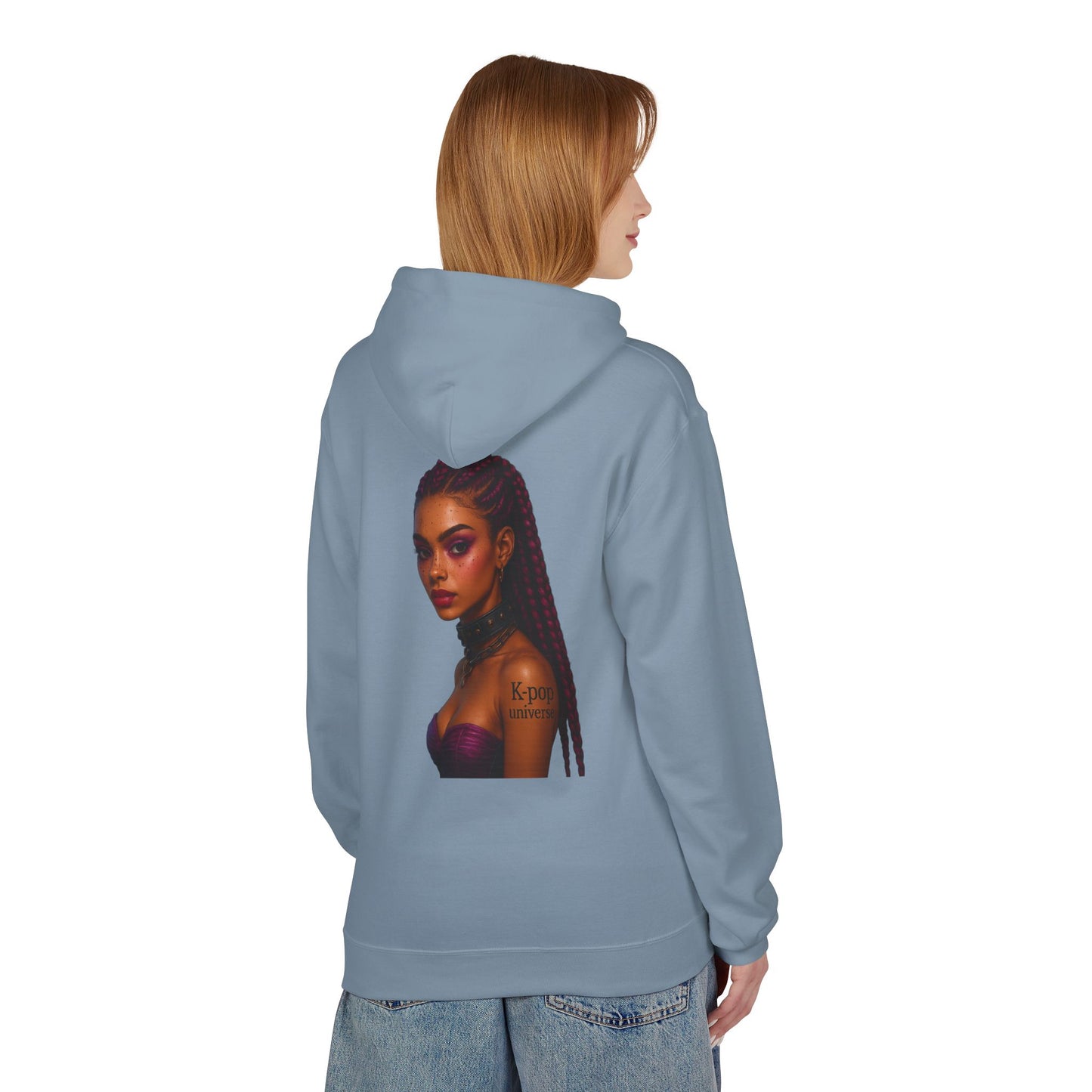 K-Pop Universe Stylish Unisex Fleece Hoodie | Cozy Concert Attire, Gift for Music Lovers, Casual Streetwear, Festival Outfit, Trendy Apparel