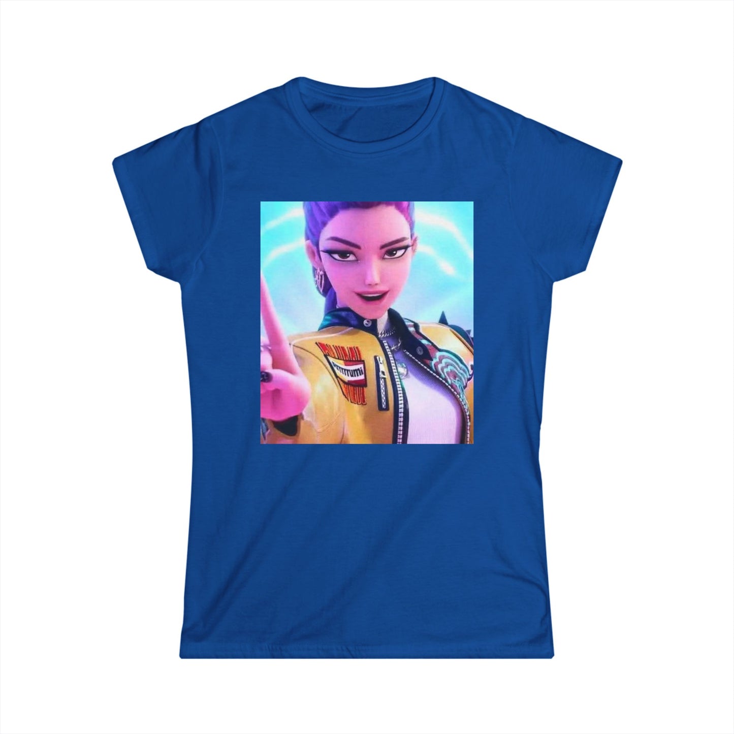 Women's Graphic Tee, Casual Wear, Gamer Shirt, Anime Style Top, Unique Gift for Her, Everyday Comfort, Birthday Present, k-pop demon Hunters