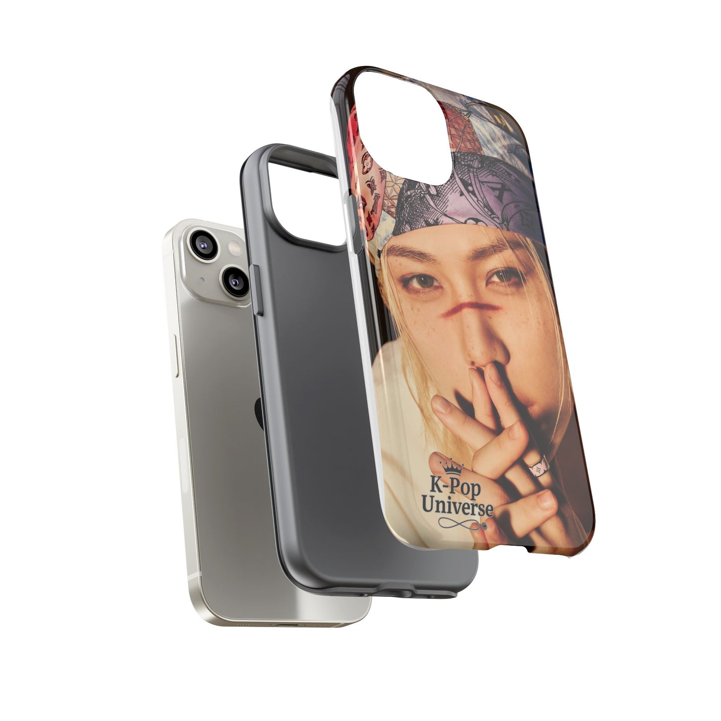 K-Pop Tough Phone Case, Stylish K-Pop Accessory, Trendy Gift for Fans, Birthday Present, Unique Phone Case Design
