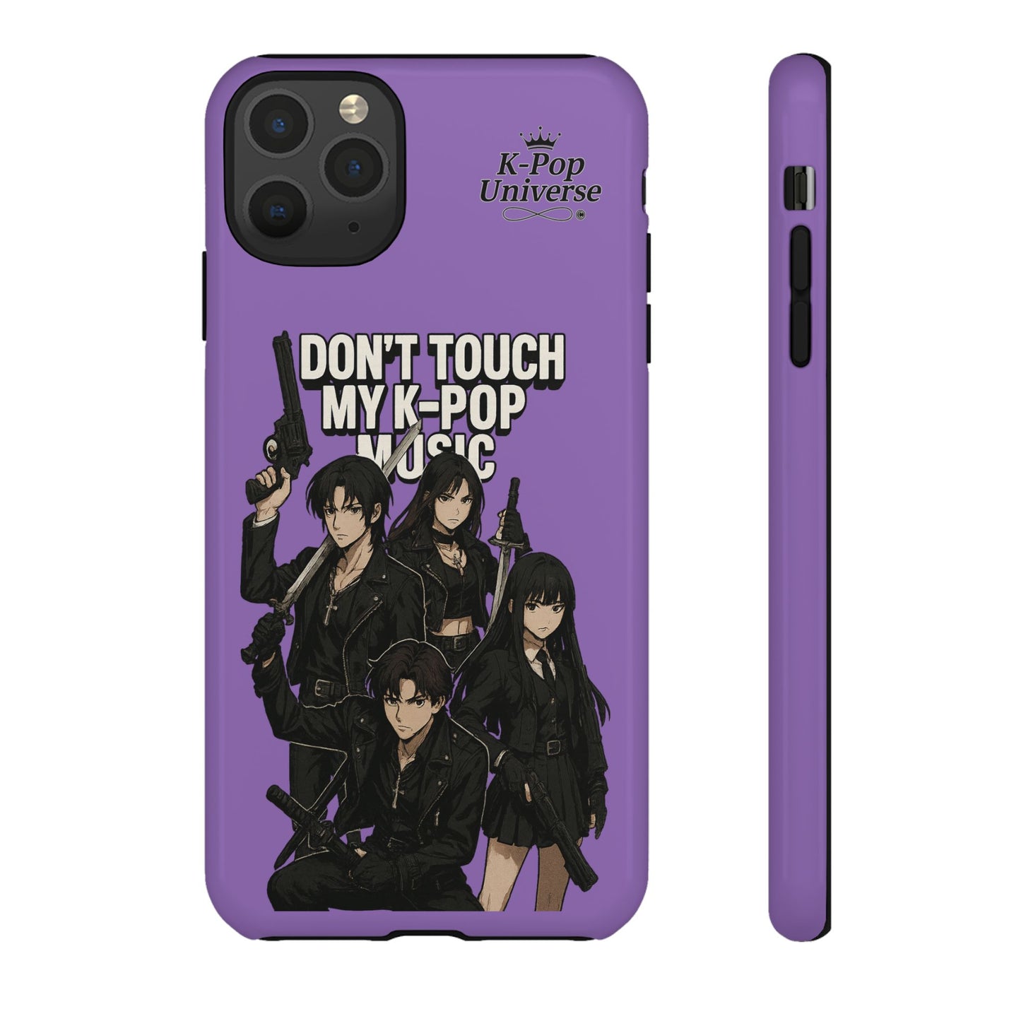 K-Pop Phone Case, Don't Touch My K-Pop Music Cover, Gift for Fans, Cute K-Pop Merchandise, Trending Phone Accessories