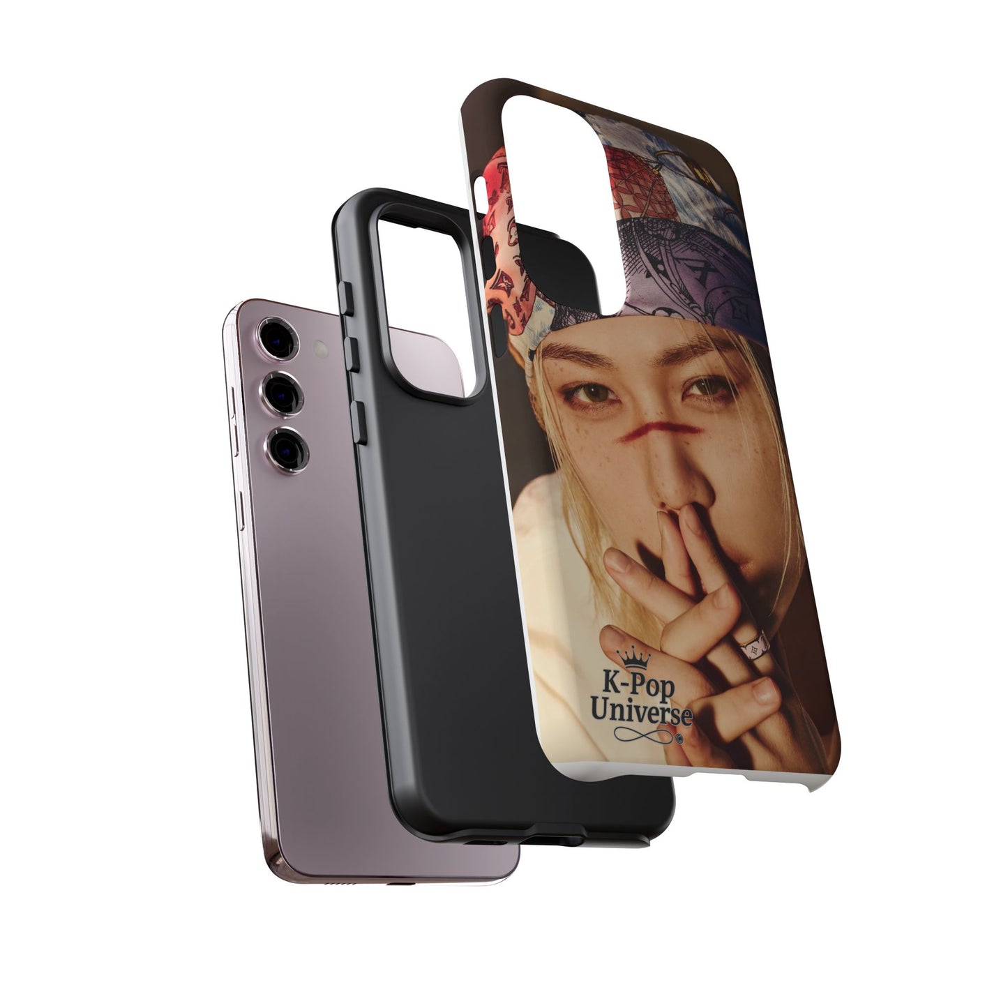 K-Pop Tough Phone Case, Stylish K-Pop Accessory, Trendy Gift for Fans, Birthday Present, Unique Phone Case Design