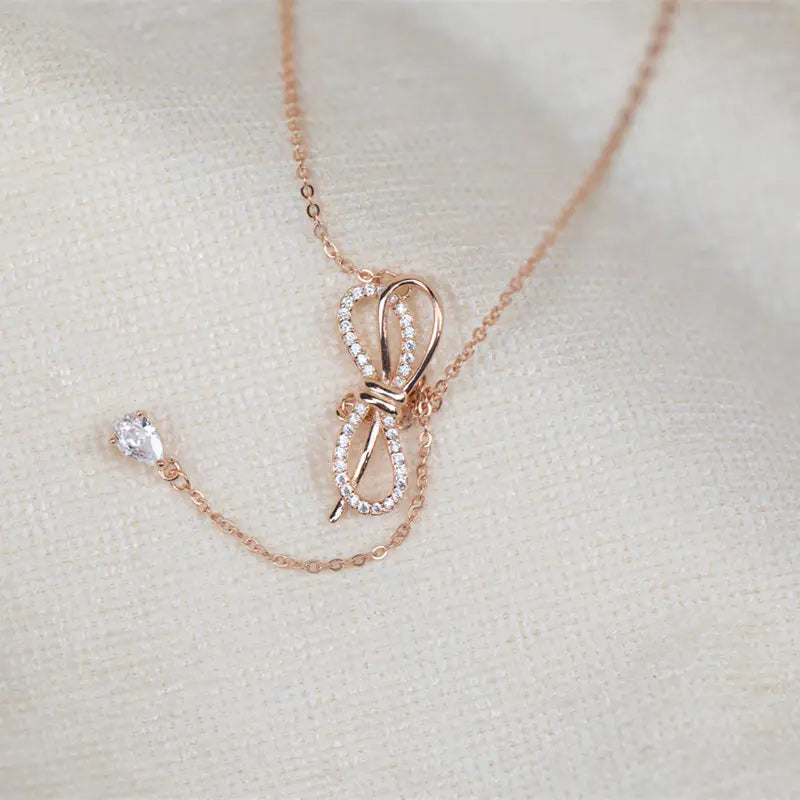 Titanium Steel Necklace - Korean Style Letter Pendant