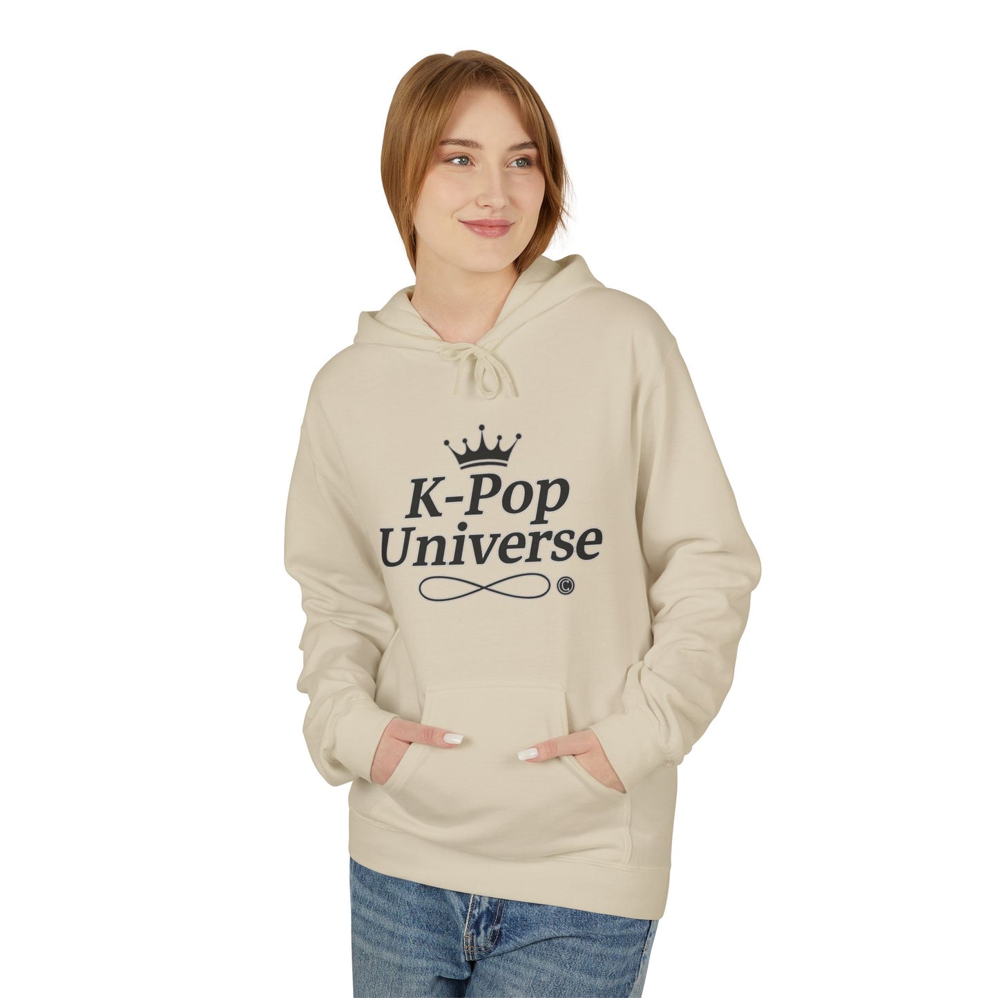 K-Pop Universe Stylish Unisex Fleece Hoodie | Cozy Concert Attire, Gift for Music Lovers, Casual Streetwear, Festival Outfit, Trendy Apparel