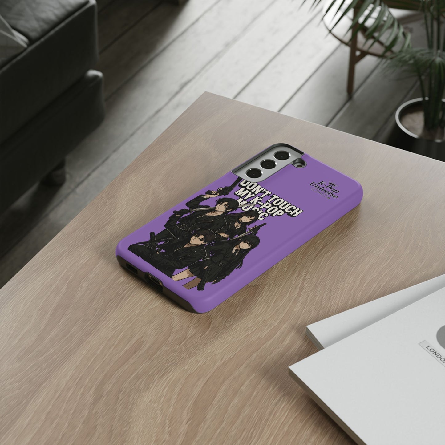 K-Pop Phone Case, Don't Touch My K-Pop Music Cover, Gift for Fans, Cute K-Pop Merchandise, Trending Phone Accessories