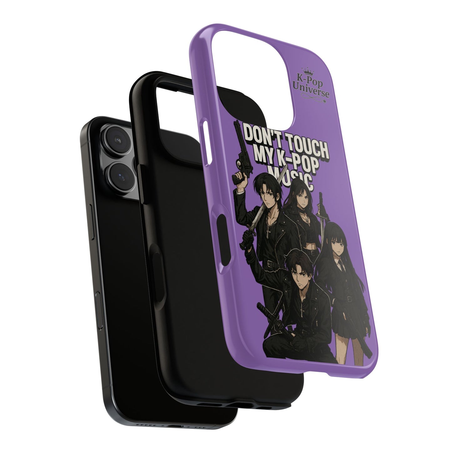 K-Pop Phone Case, Don't Touch My K-Pop Music Cover, Gift for Fans, Cute K-Pop Merchandise, Trending Phone Accessories