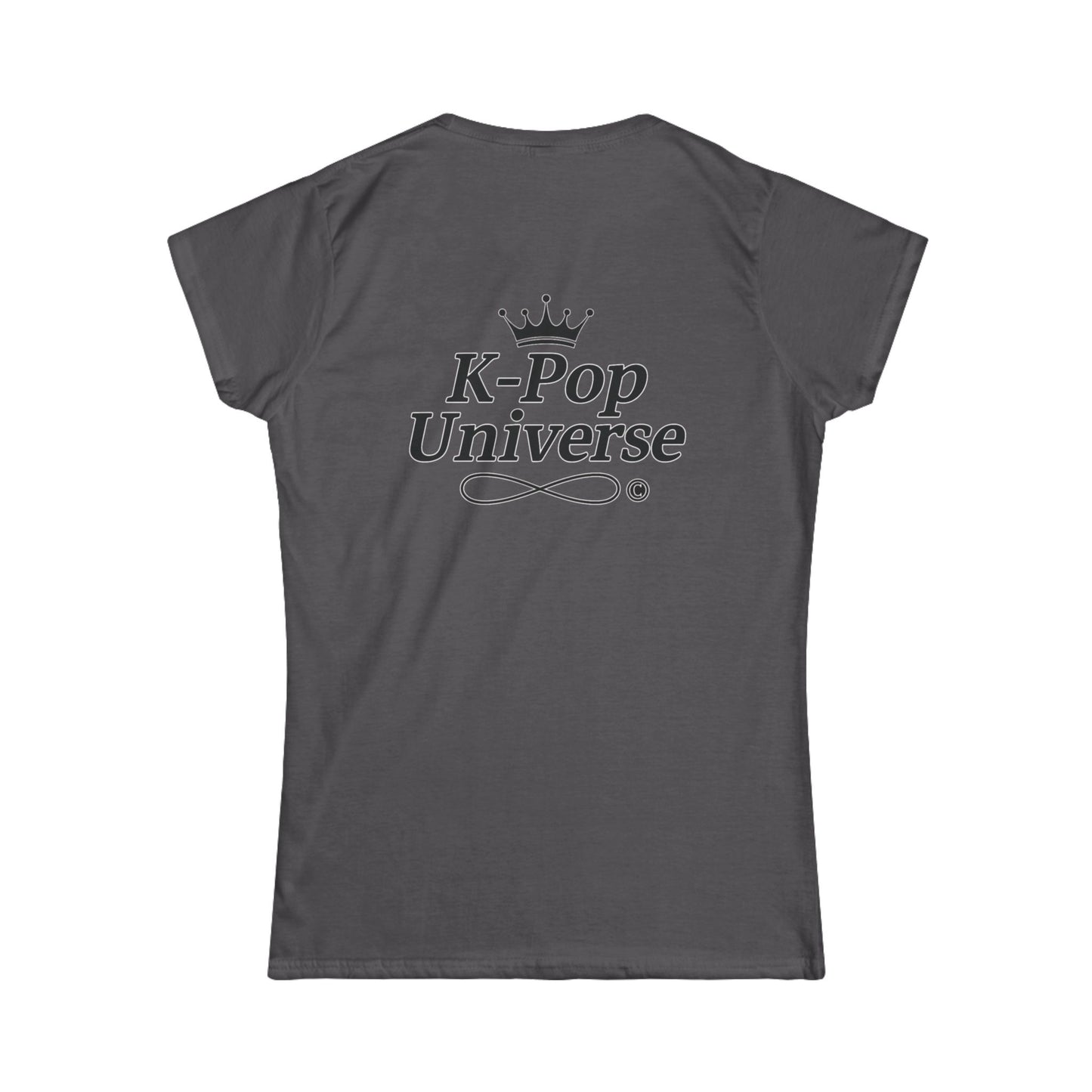 V/BTS/K-Pop Universe Women's Softstyle Tee, Trendy Graphic Tee, Casual K-Pop Shirt, Gift for Fans, Stylish Concert Outfit