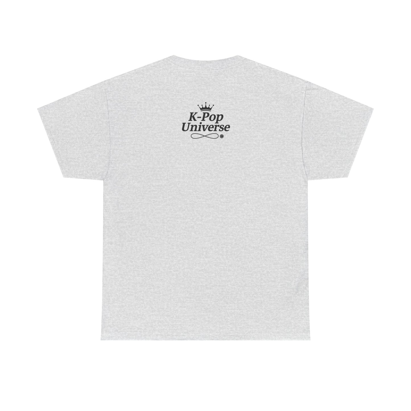 K-Pop Inspired Unisex Heavy Cotton Tee, Trendy T-Shirt, Music Lover Gift, Stylish Outfit, Casual Wear, Concert Apparel