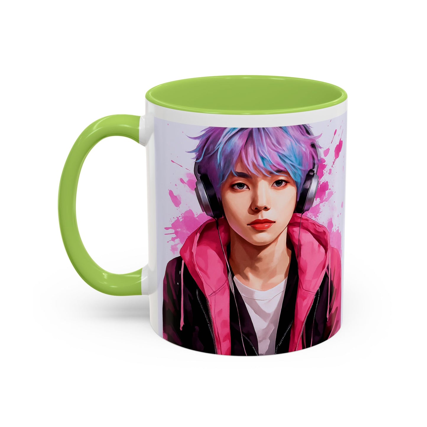 K-Pop Universe Accent, Double face,Coffee Mug - Perfect Gift for Fans, Unique Collectible, Music Lover's Mug, Trendy Drinkware, Birthday Present
