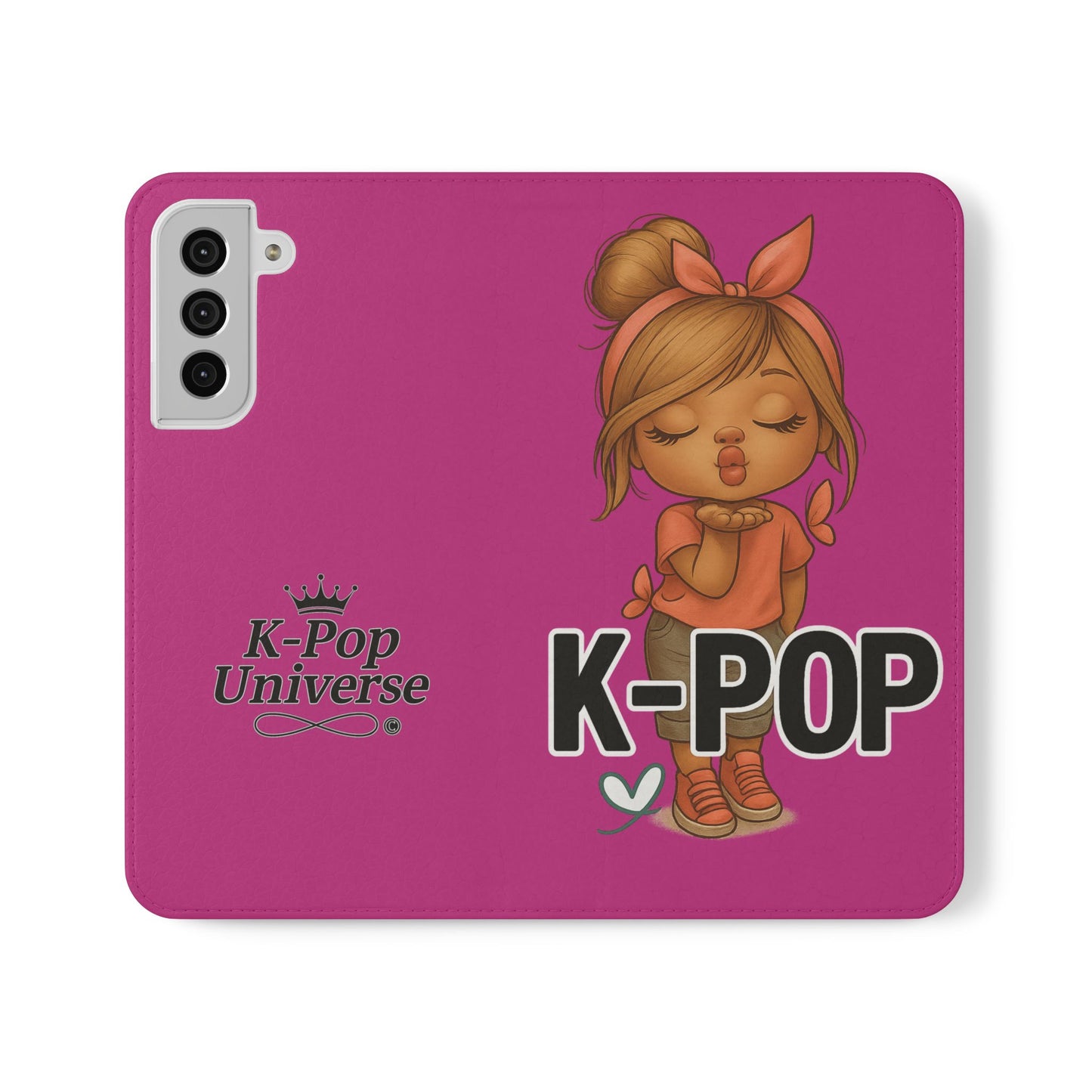 K-Pop Flip Case for Fans, Cute K-Pop Merchandise, Stylish Phone Cover, Ideal for Gifts, Birthday, Concerts, and Celebrations