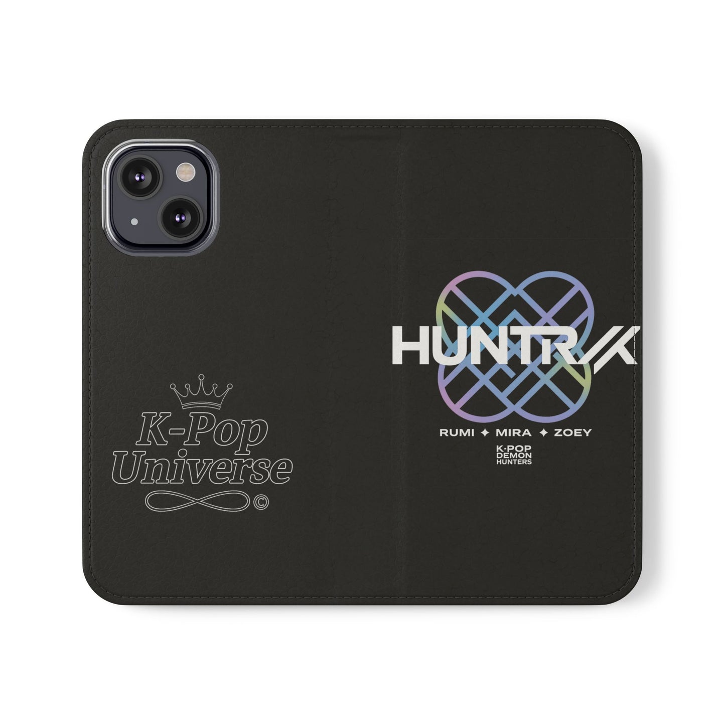 LIMITED EDITION❗K-Pop Universe Flip Cases - Stylish Phone Wallet, Perfect for Fans, Gift for Music Lovers, Trendy Accessory, Smartphones, Huntrax, K-POP demon hunters, k-pop universe
