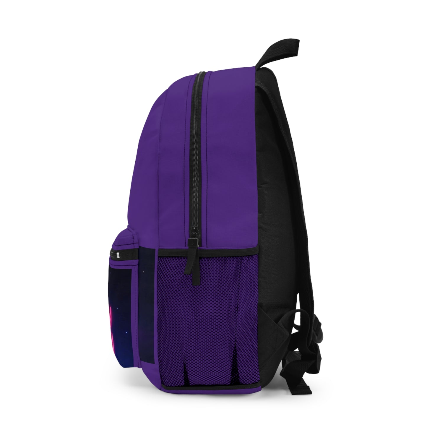 K-Pop Backpack with Happy Army Design, Trendy School Bag, Music Lover's Room Decor, Birthday Gift for Fans, Neon Style