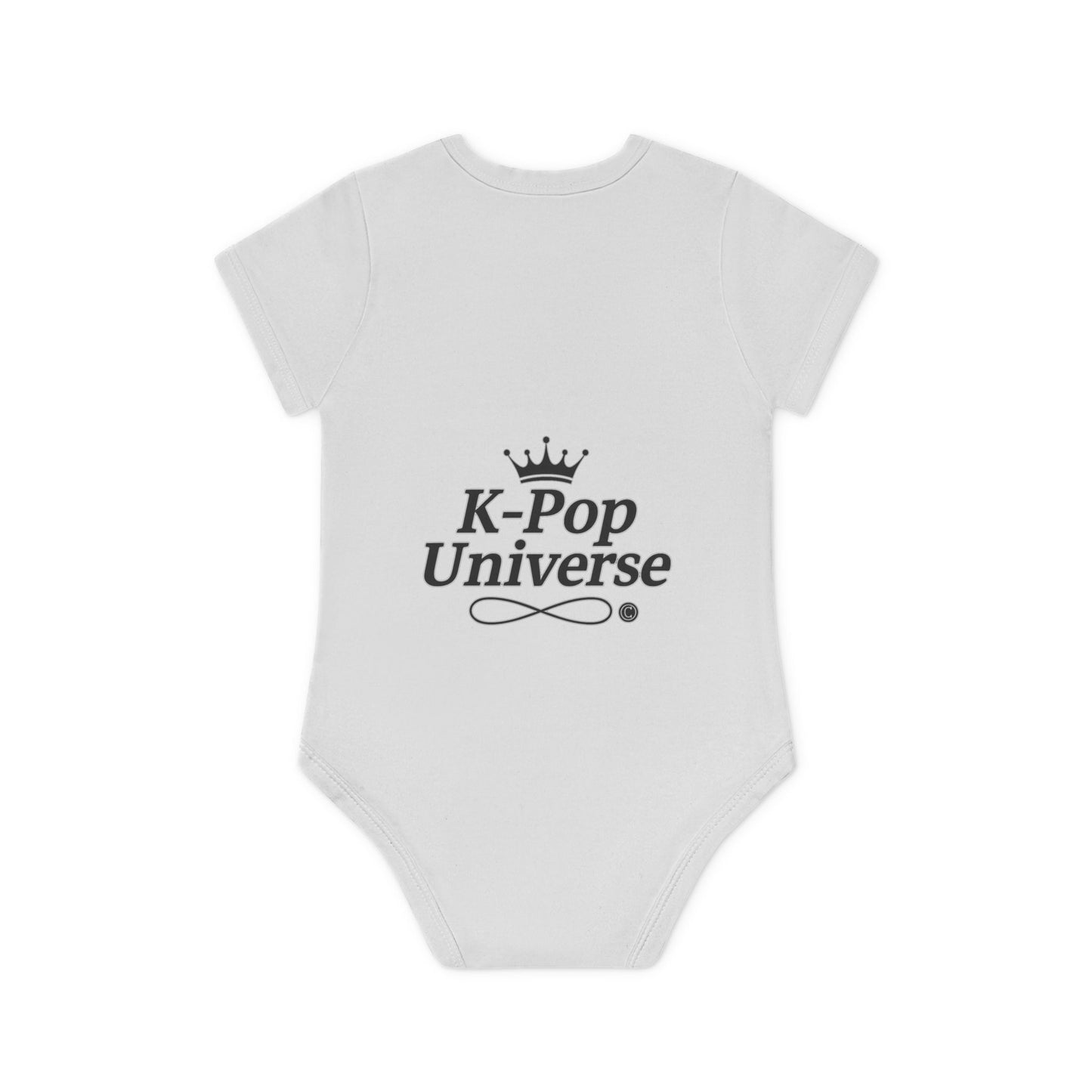 Baby Organic Short Sleeve Bodysuit, BTS,BTS ARMY, k-pop universe