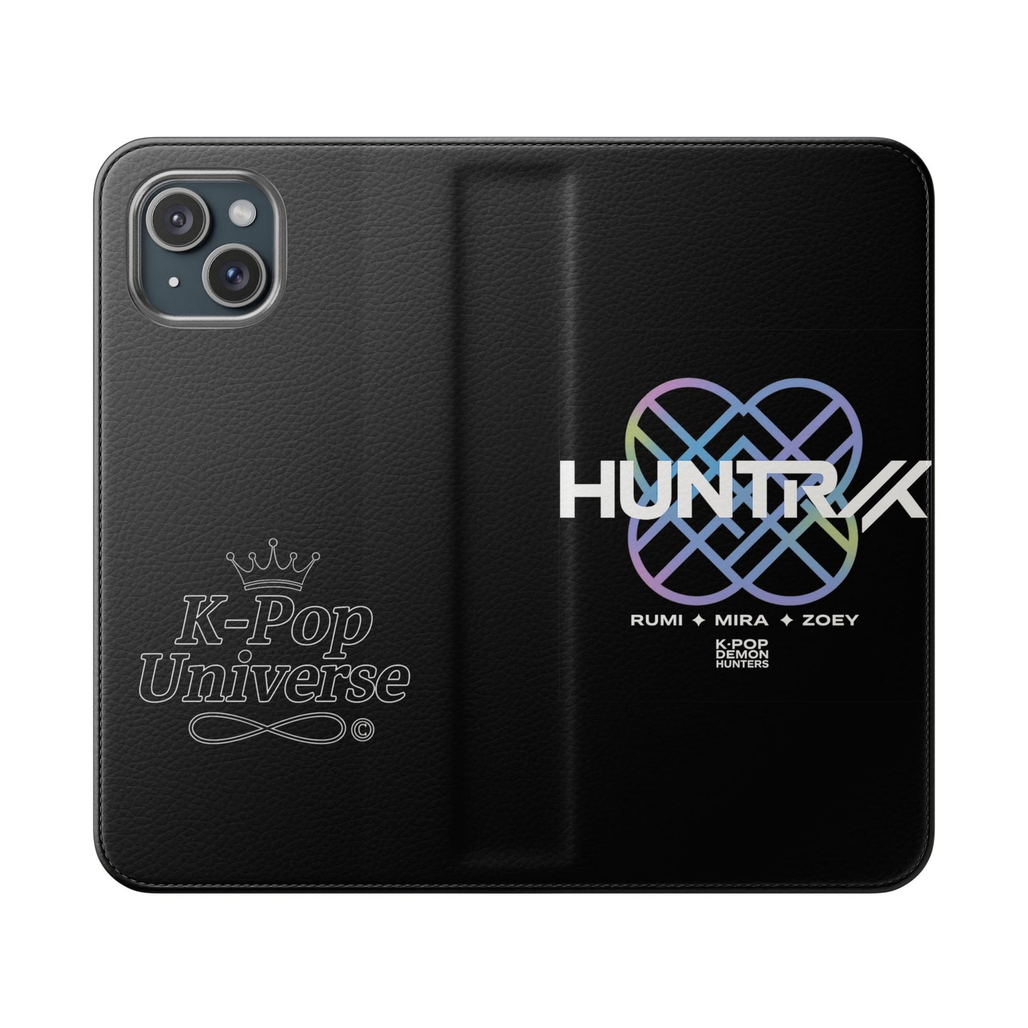 LIMITED EDITION❗K-Pop Universe Flip Cases - Stylish Phone Wallet, Perfect for Fans, Gift for Music Lovers, Trendy Accessory, Smartphones, Huntrax, K-POP demon hunters, k-pop universe