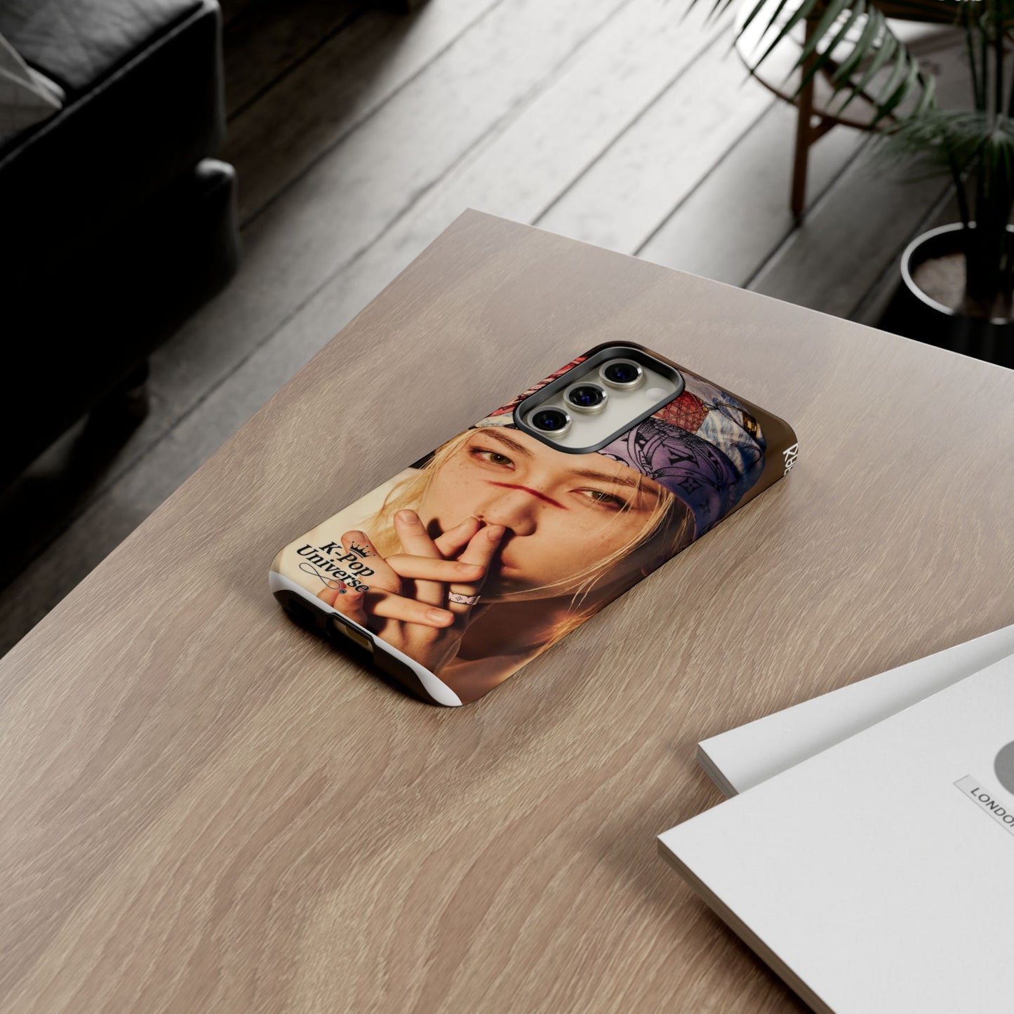 K-Pop Tough Phone Case, Stylish K-Pop Accessory, Trendy Gift for Fans, Birthday Present, Unique Phone Case Design