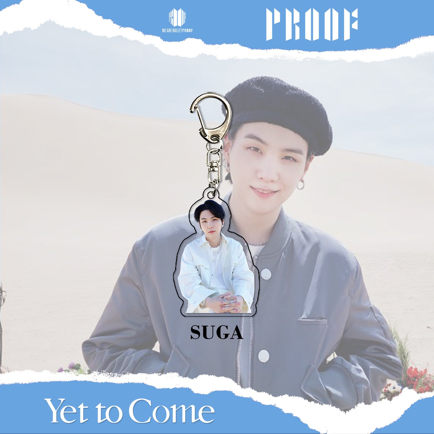 BTS New Album "Proof" Acrylic Keychain Jungkook Jeongguk Pendant Accessories