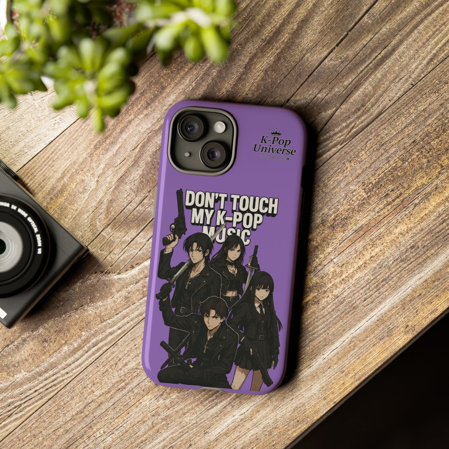 K-Pop Phone Case, Don't Touch My K-Pop Music Cover, Gift for Fans, Cute K-Pop Merchandise, Trending Phone Accessories