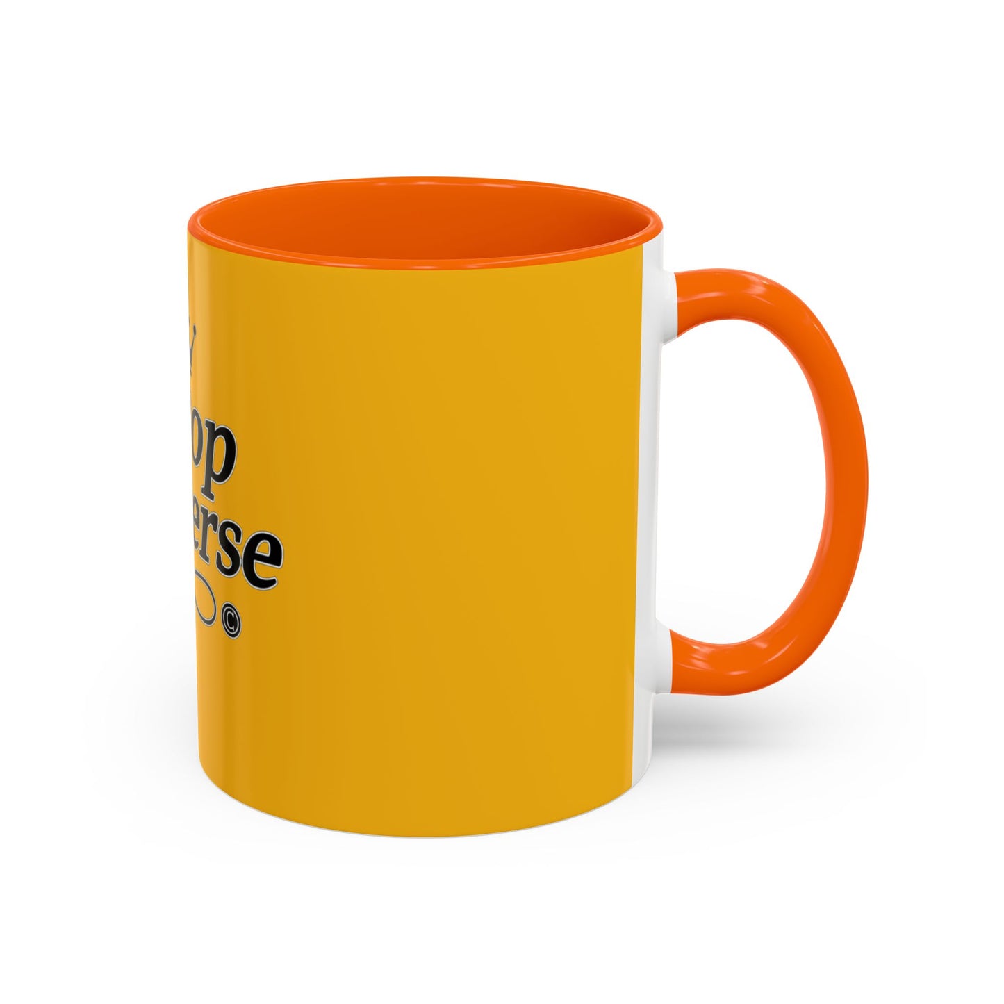 K-Pop Universe Accent Coffee Mug | Perfect for Fans, Gifts for Birthdays, Unique Collectors Item, Vibrant Yellow Mug, Black Handle Mug, K-pop universe