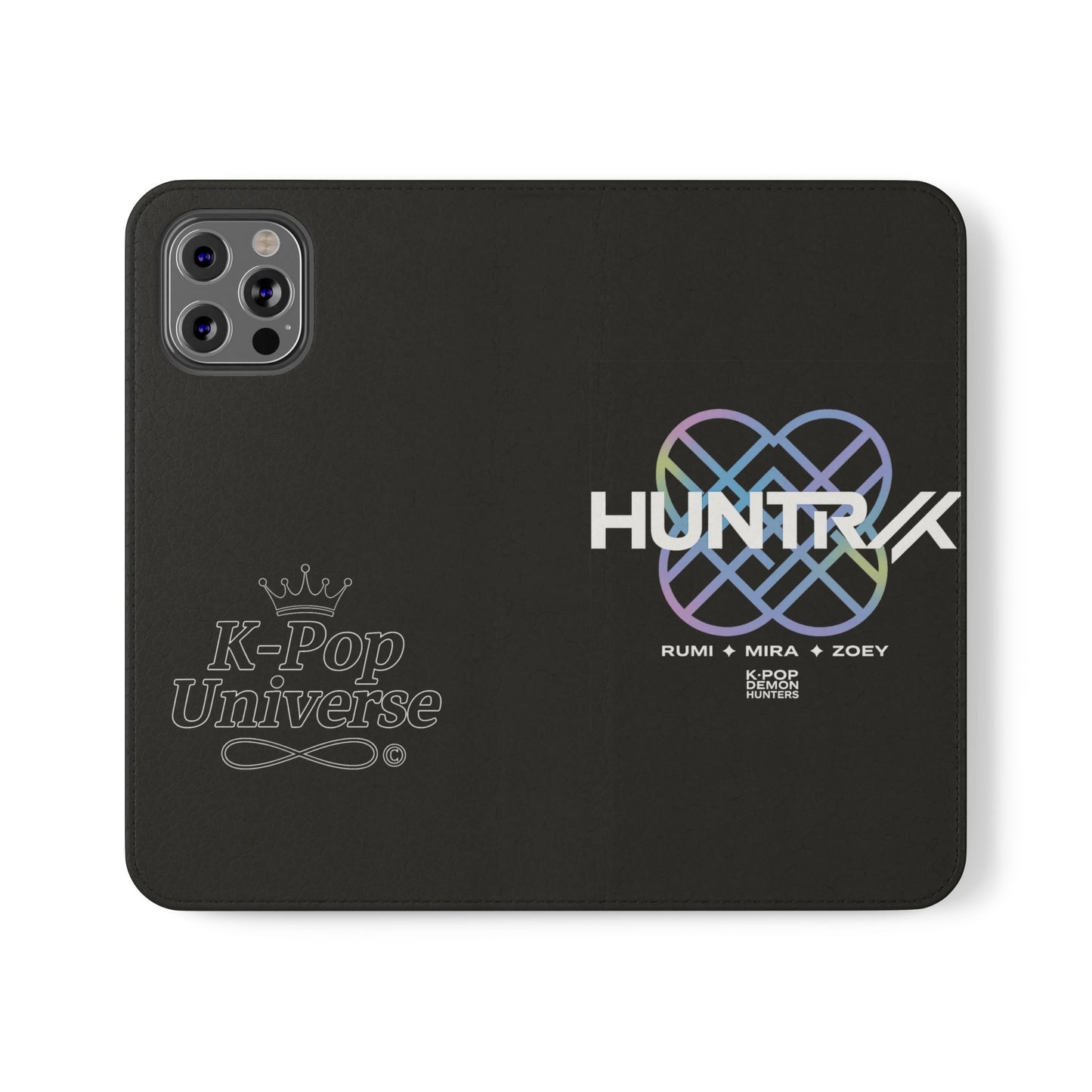 LIMITED EDITION❗K-Pop Universe Flip Cases - Stylish Phone Wallet, Perfect for Fans, Gift for Music Lovers, Trendy Accessory, Smartphones, Huntrax, K-POP demon hunters, k-pop universe