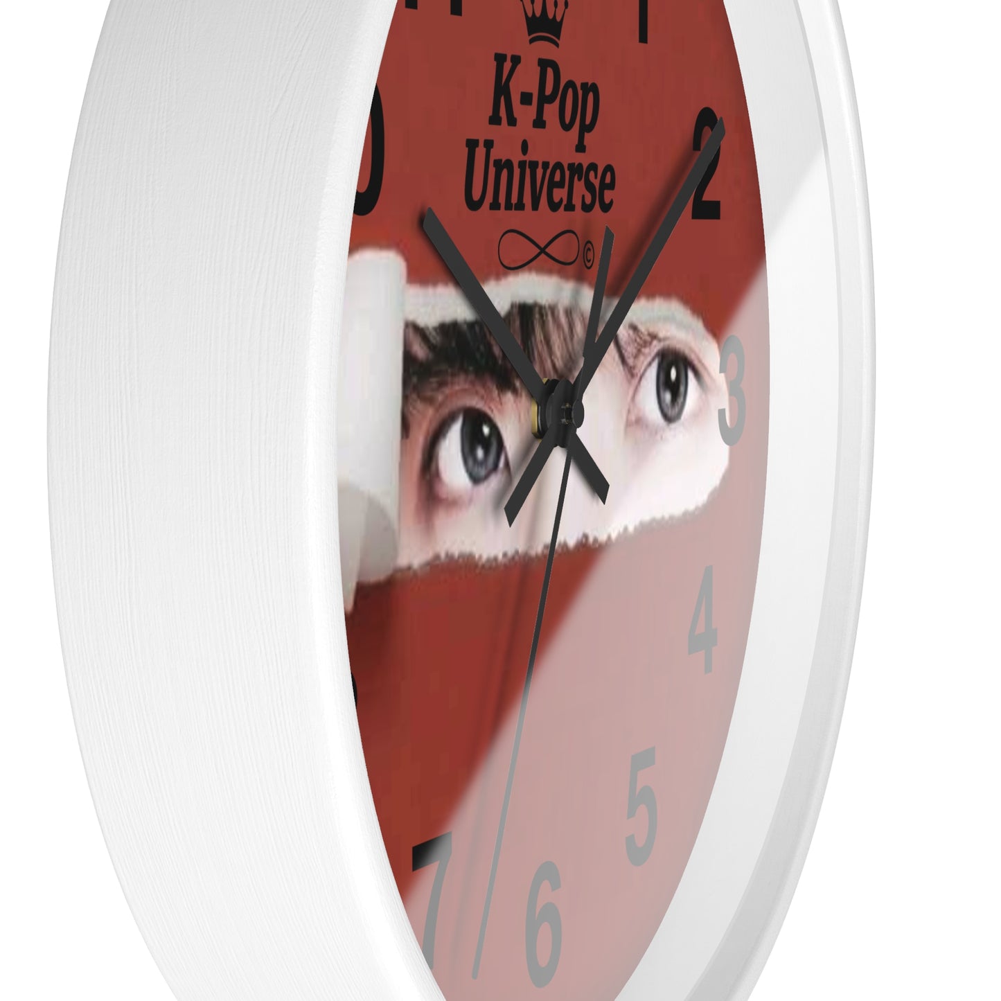 K-Pop Inspired Wall Clock for Fandom Decor, Unique Gift for Fans, Home Office Decor, K-Pop Universe Timepiece, Aesthetic Wall Art/J-Hope/BTS