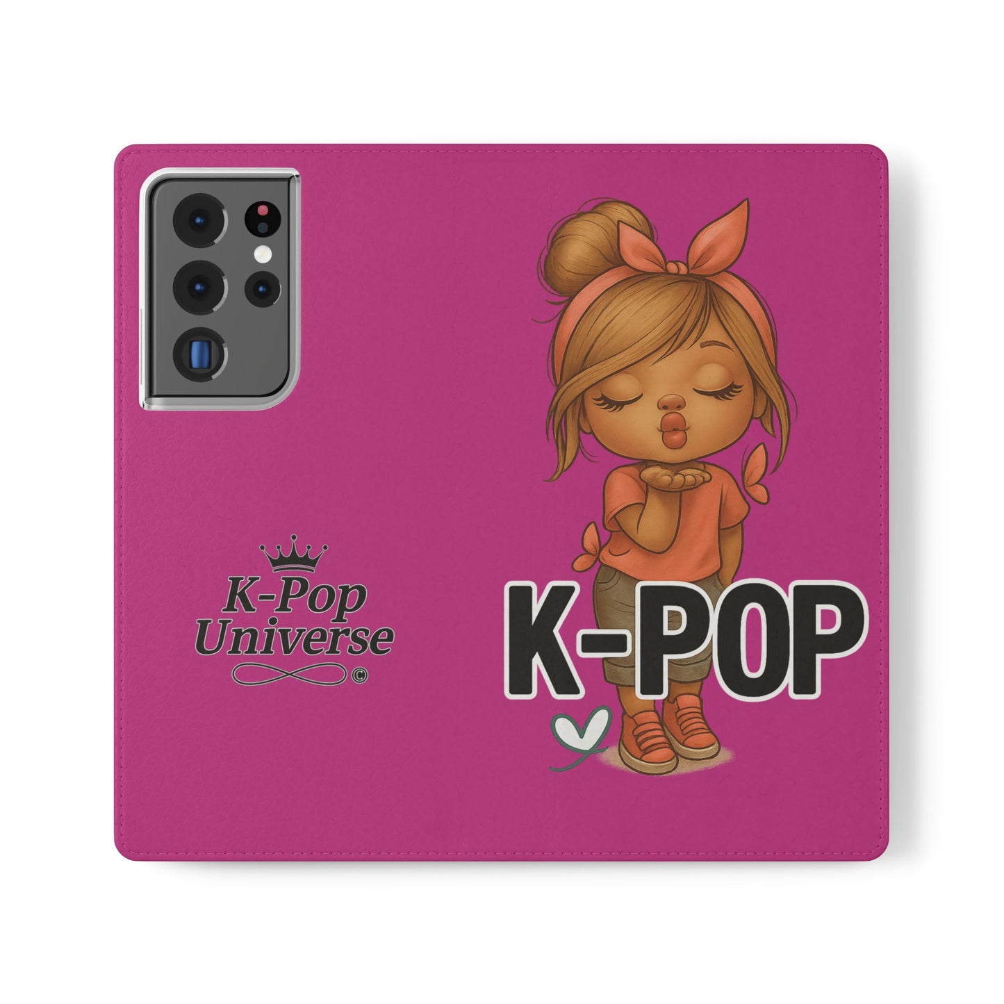 K-Pop Flip Case for Fans, Cute K-Pop Merchandise, Stylish Phone Cover, Ideal for Gifts, Birthday, Concerts, and Celebrations