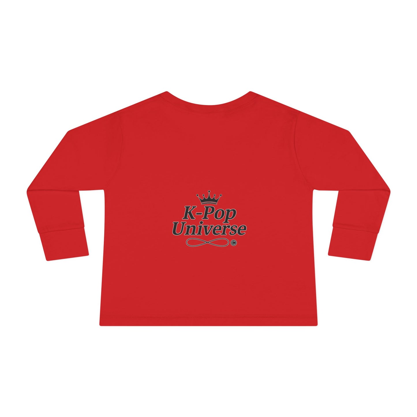 Toddler K-Pop Universe Tee, Cute Kids Shirt, Long Sleeve Top for BTS Fans, Perfect for Birthdays, Gift for Little Ones