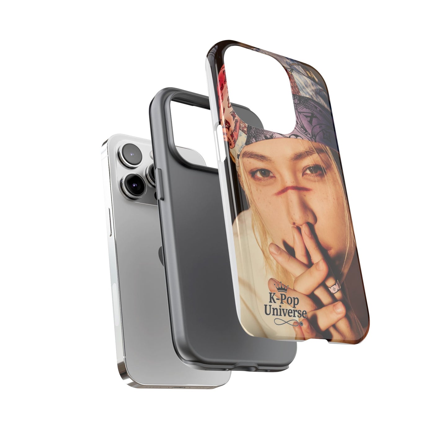 K-Pop Tough Phone Case, Stylish K-Pop Accessory, Trendy Gift for Fans, Birthday Present, Unique Phone Case Design