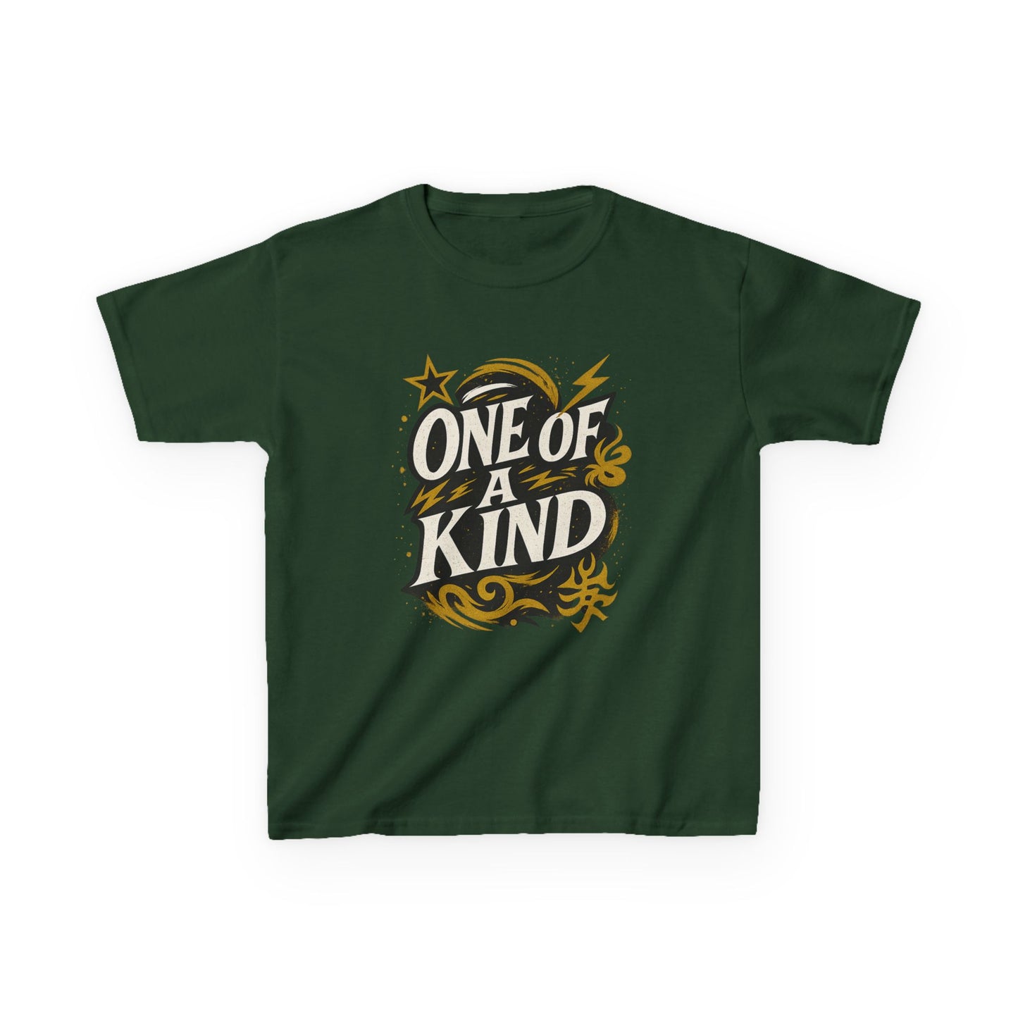 One of a Kind Kids Tee, Unique Kids T-Shirt, Custom Kids Heavy Cotton Tee, Gift for Kids, Fun Kids Apparel