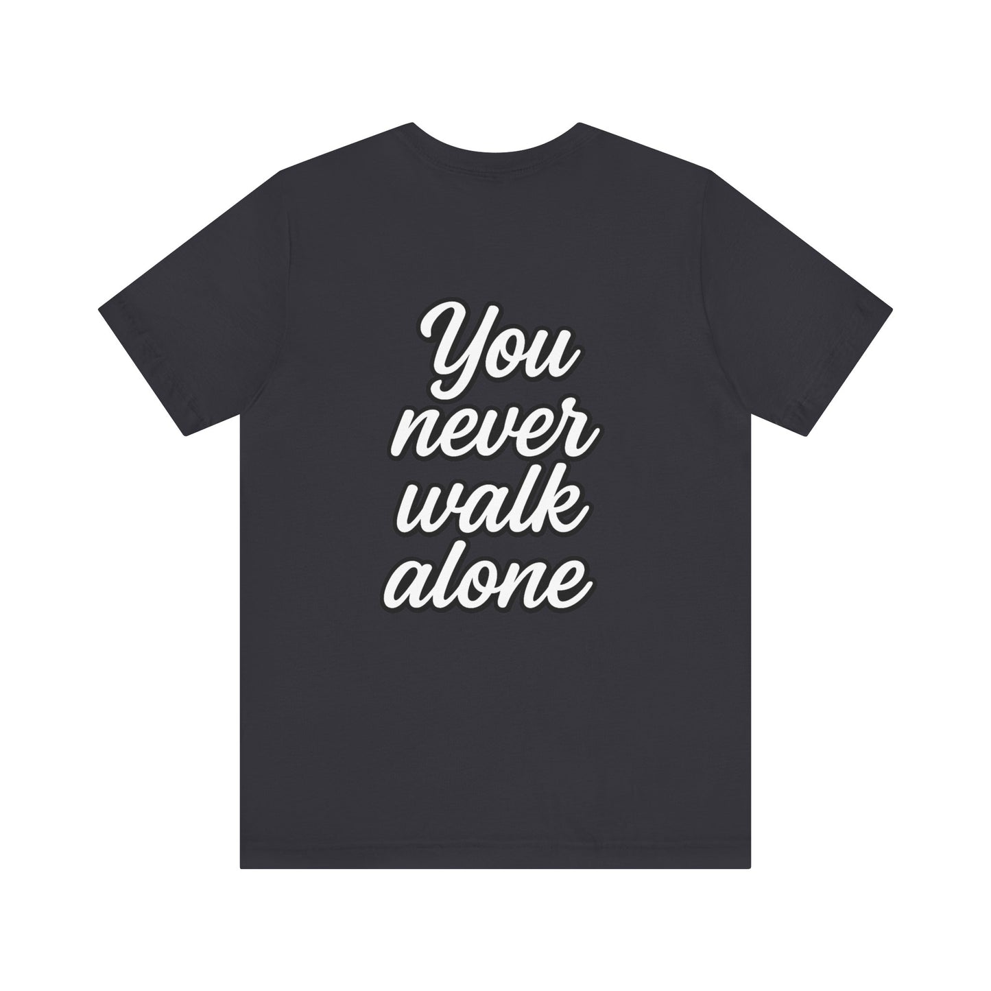 K-Pop Concert Inspired Unisex Tee, Music Lover Gift, Party Tee, You Never Walk Alone Shirt, Fan Merchandise, Festival Outift