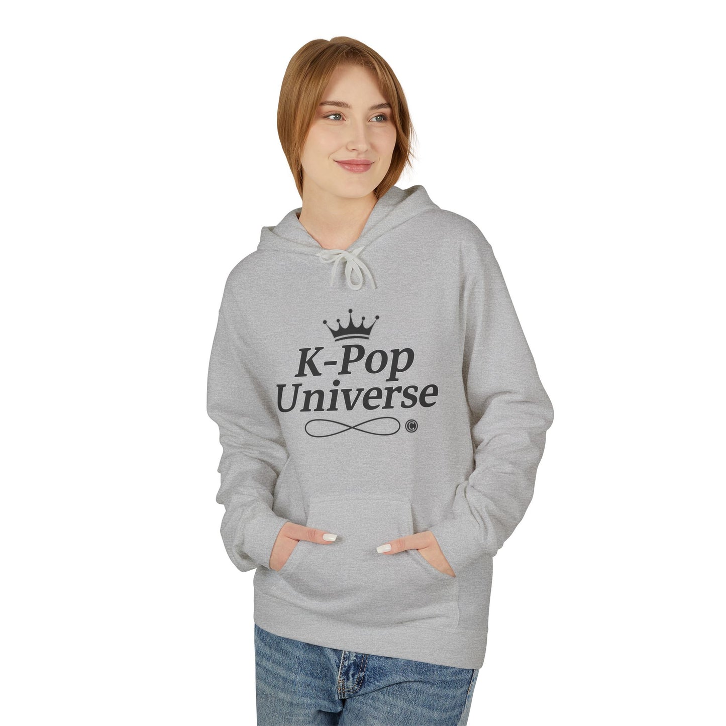 K-Pop Universe Stylish Unisex Fleece Hoodie | Cozy Concert Attire, Gift for Music Lovers, Casual Streetwear, Festival Outfit, Trendy Apparel