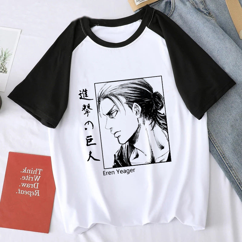 Y2k Japanese Anime Attack on Titan T Shirt Shingeki No K yoji🇯🇵