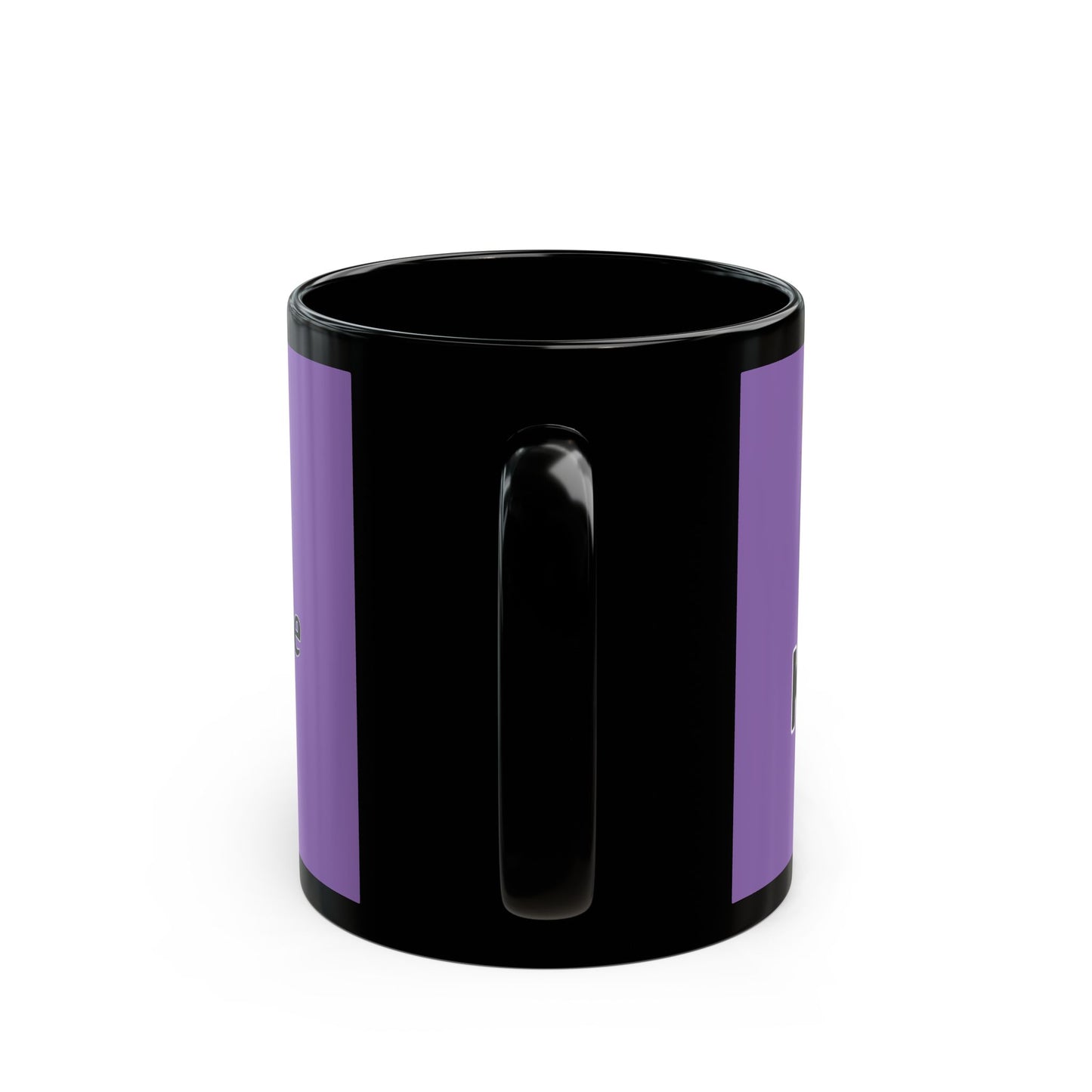 K-Pop Fan Mug - Stylish Coffee Cup for Music Lovers, Purple Black Ceramic Mug, Gift for Birthdays, Holidays, and Celebrations