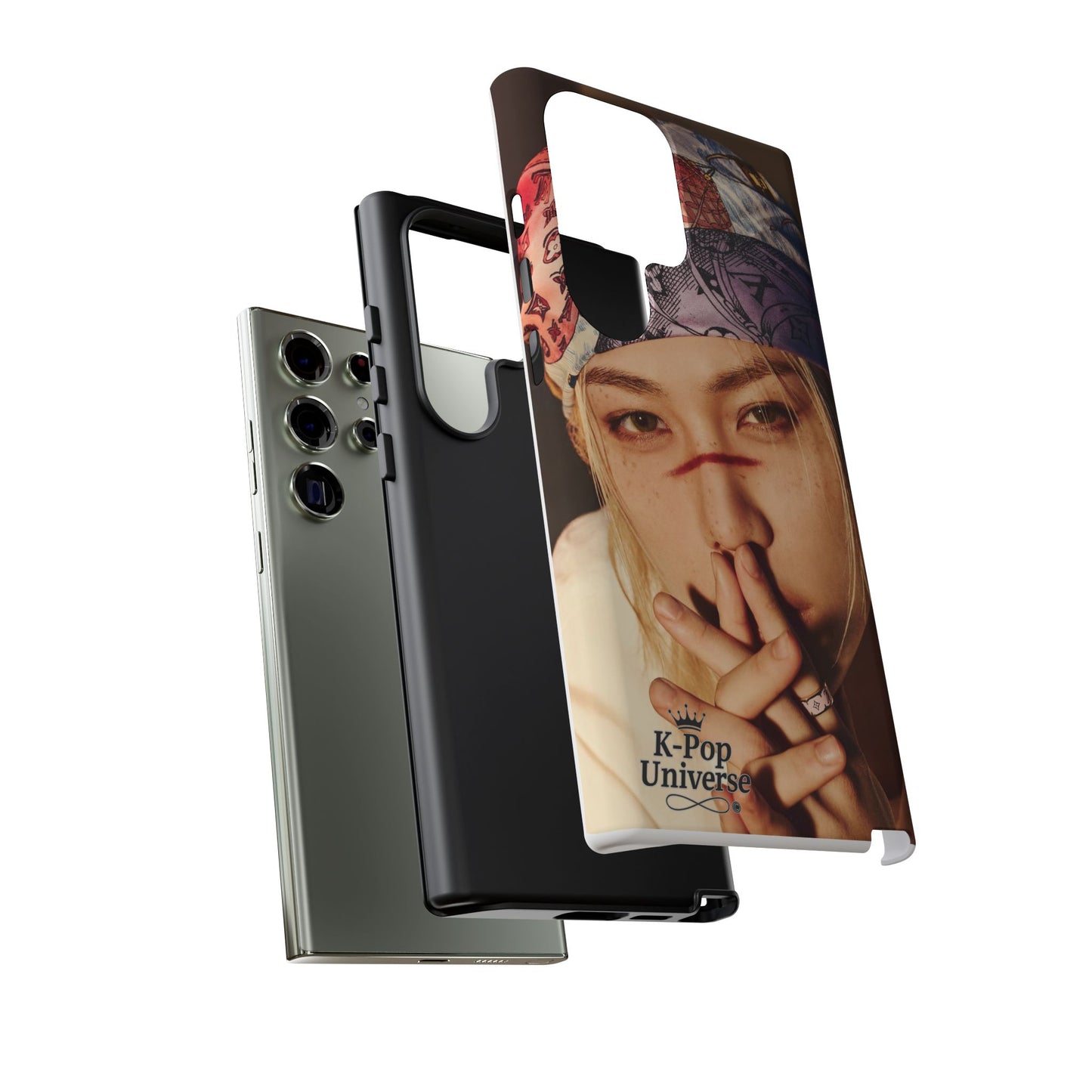 K-Pop Tough Phone Case, Stylish K-Pop Accessory, Trendy Gift for Fans, Birthday Present, Unique Phone Case Design