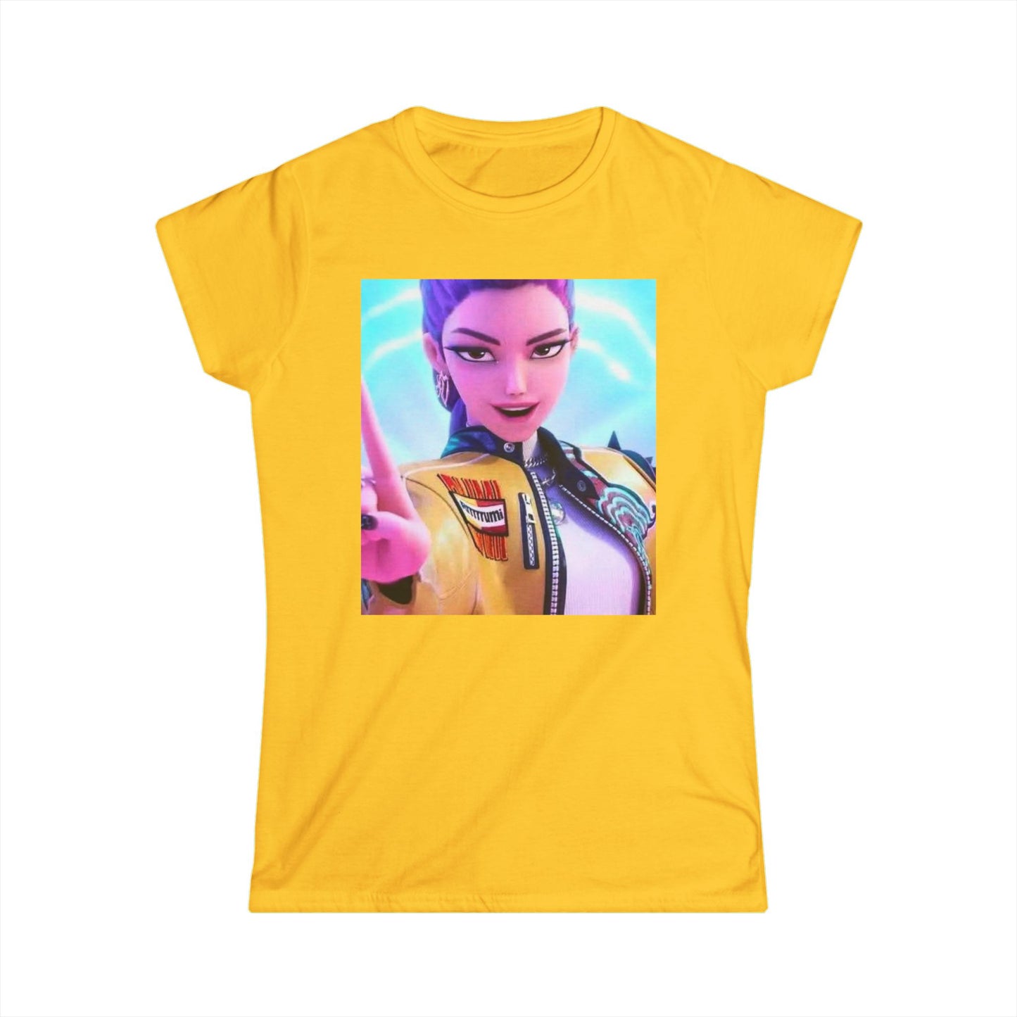 Women's Graphic Tee, Casual Wear, Gamer Shirt, Anime Style Top, Unique Gift for Her, Everyday Comfort, Birthday Present, k-pop demon Hunters