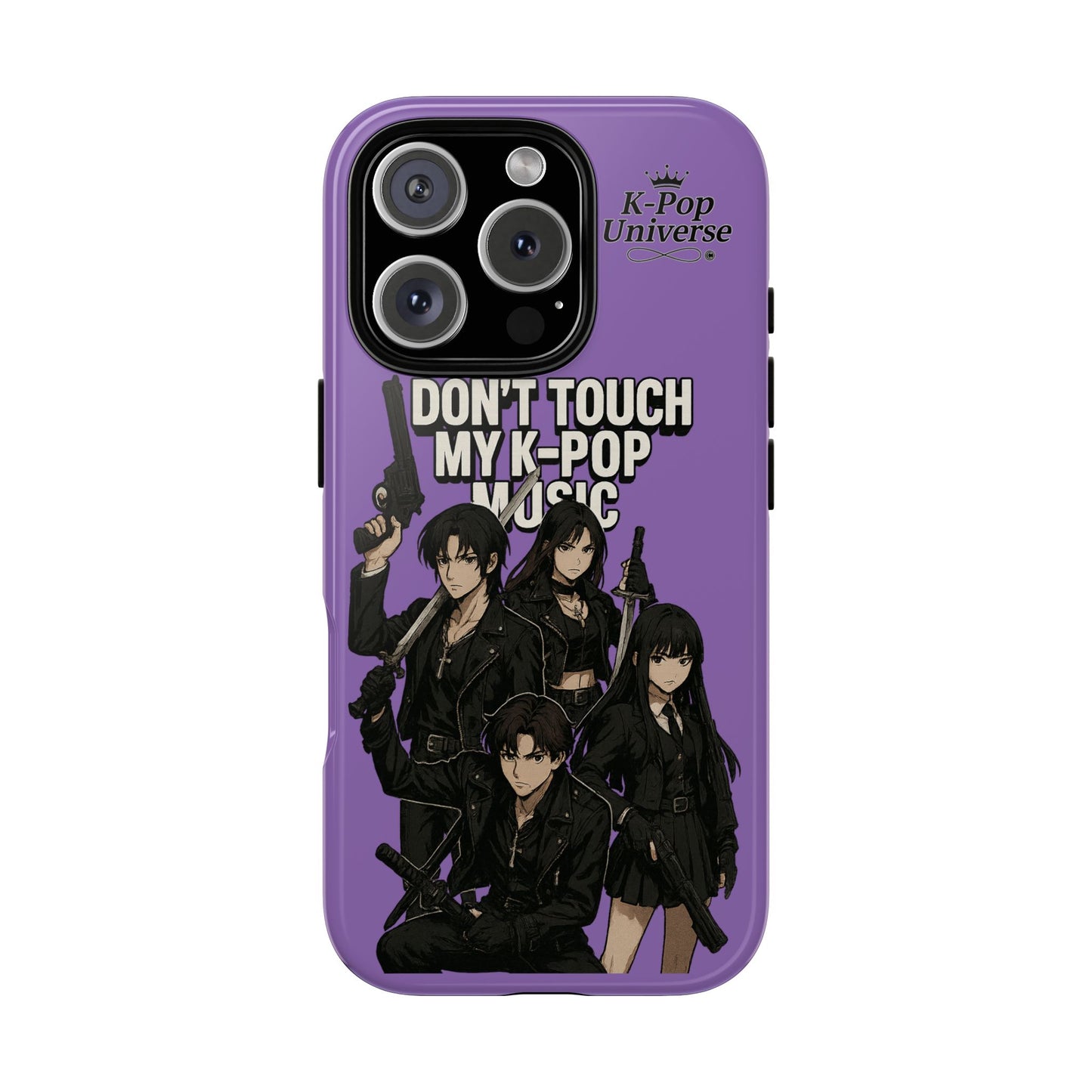 K-Pop Phone Case, Don't Touch My K-Pop Music Cover, Gift for Fans, Cute K-Pop Merchandise, Trending Phone Accessories