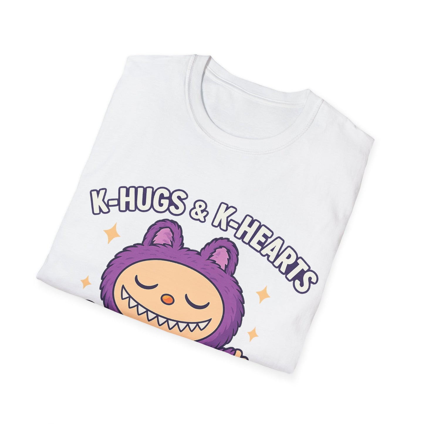 K-Pop Cute Character T-Shirt, Fun Fashion, Graphic Tees, Gift for Fans, Unique K-Pop Apparel, Cuteness Overload